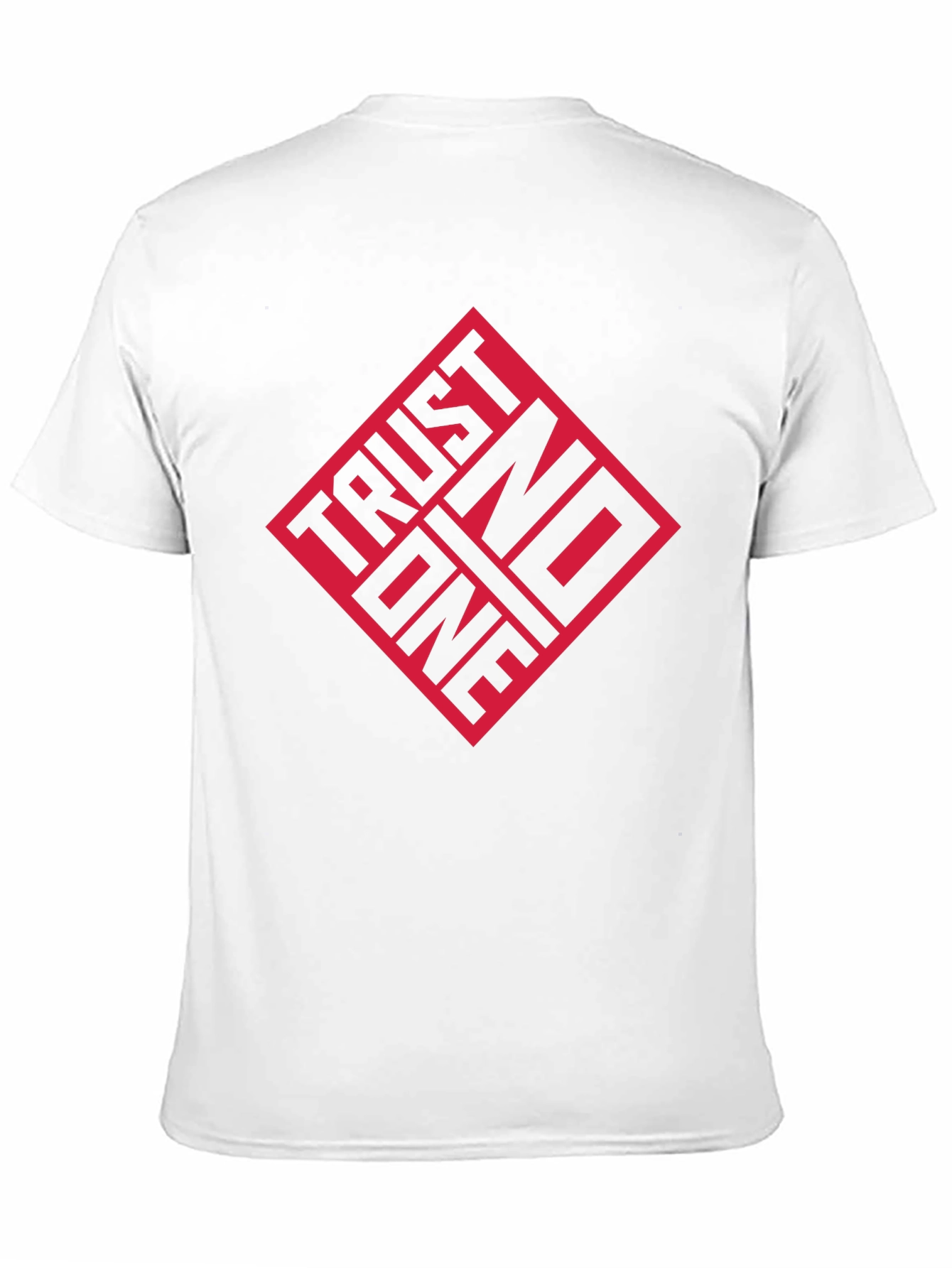 Trust No One Graphic Tee - Black