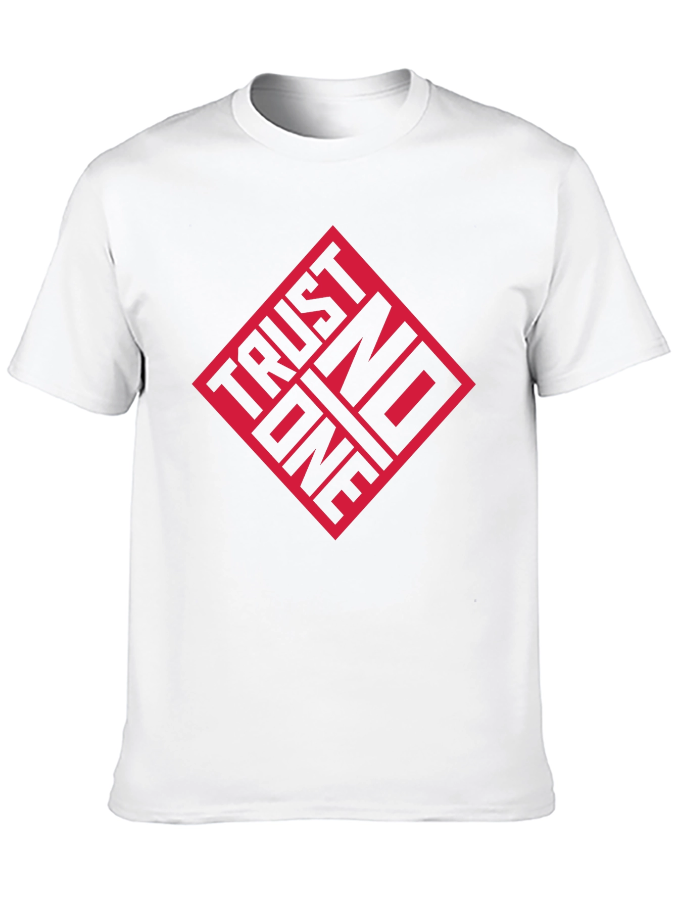 Trust No One Graphic Tee - Black