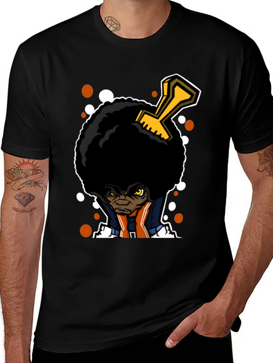 Afro Comb Graphic T-Shirt