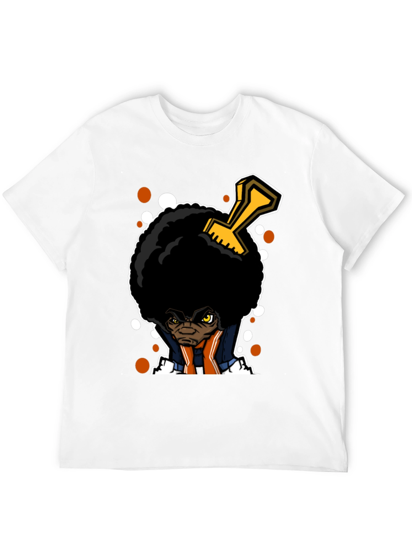 Afro Comb Graphic T-Shirt
