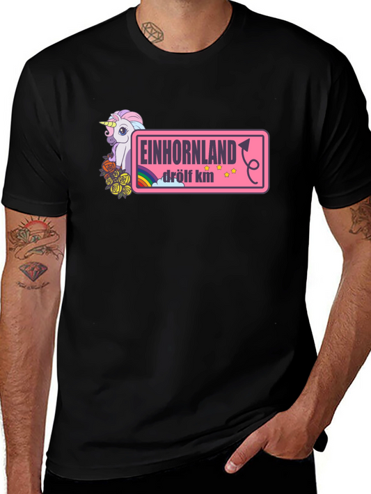 Einhornland Unicorn T-Shirt - Fantasy Graphic Tee
