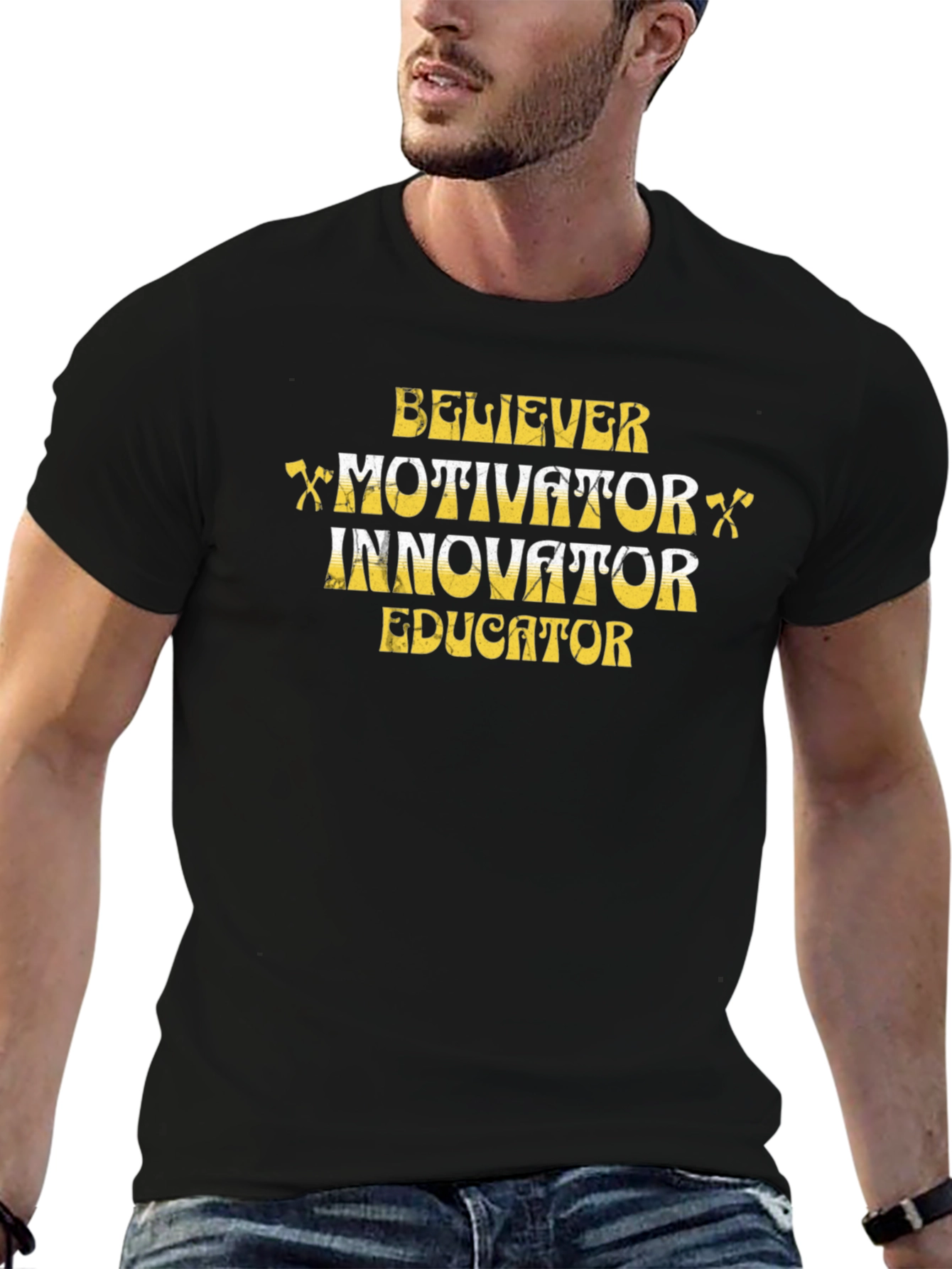 Believer Motivator Innovator Educator Graphic Tee