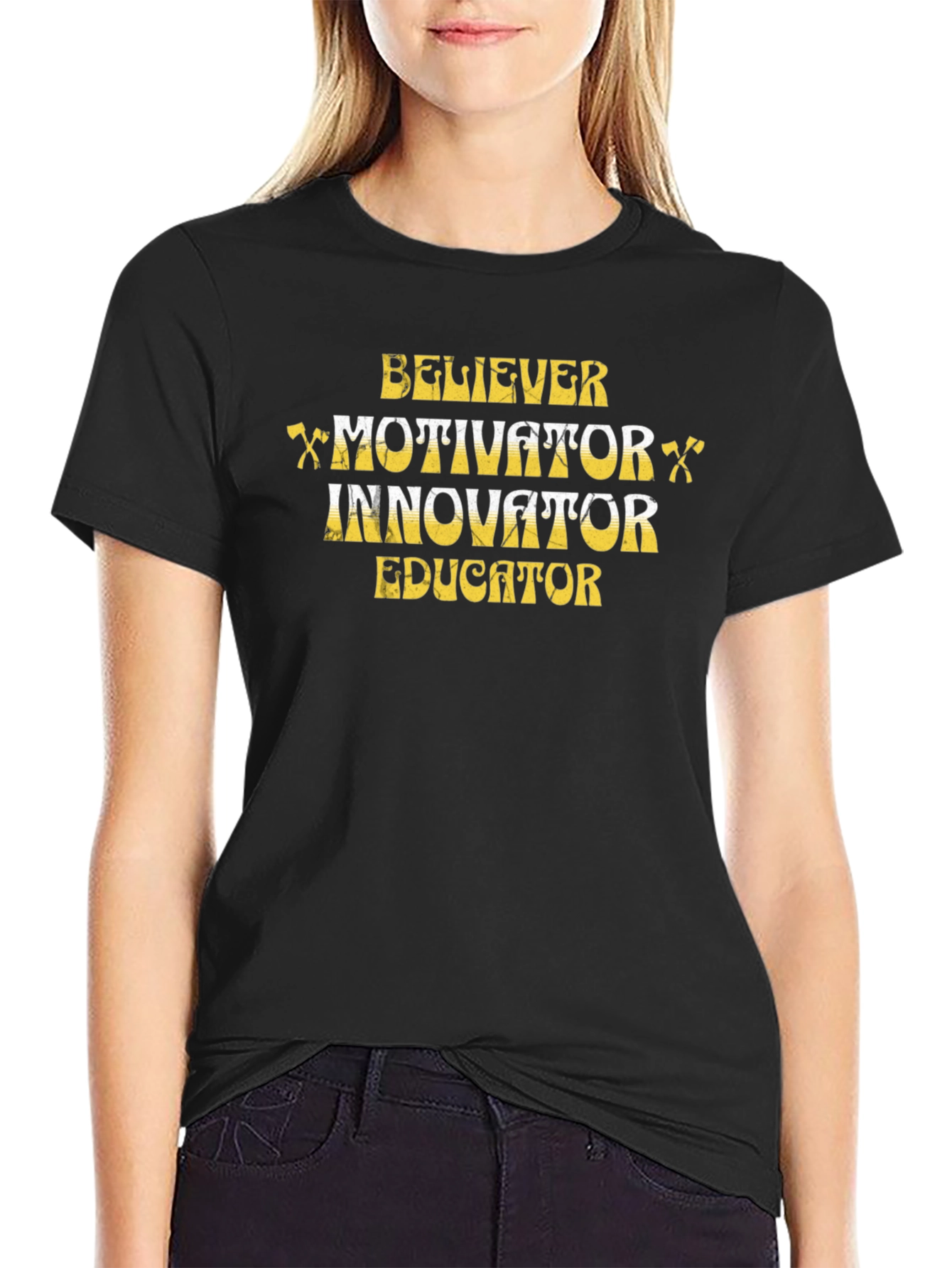 Believer Motivator Innovator Educator Graphic Tee