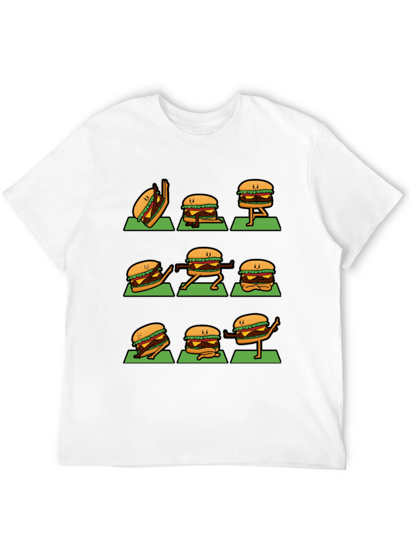 Yoga Burger Graphic Tee - Fun and Stylish!