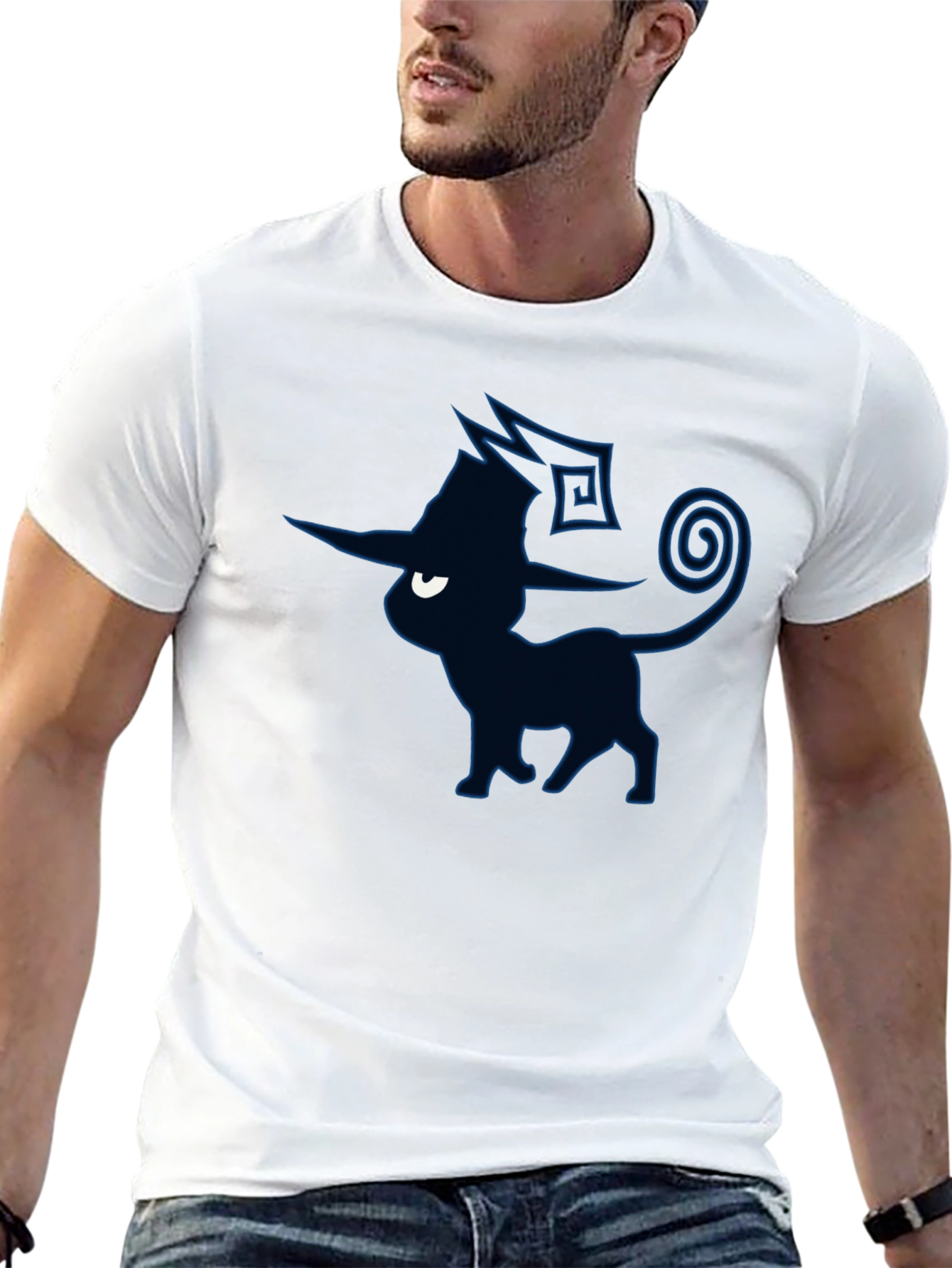 Mystic Umbreon Graphic Tee - Dark Pokemon Style
