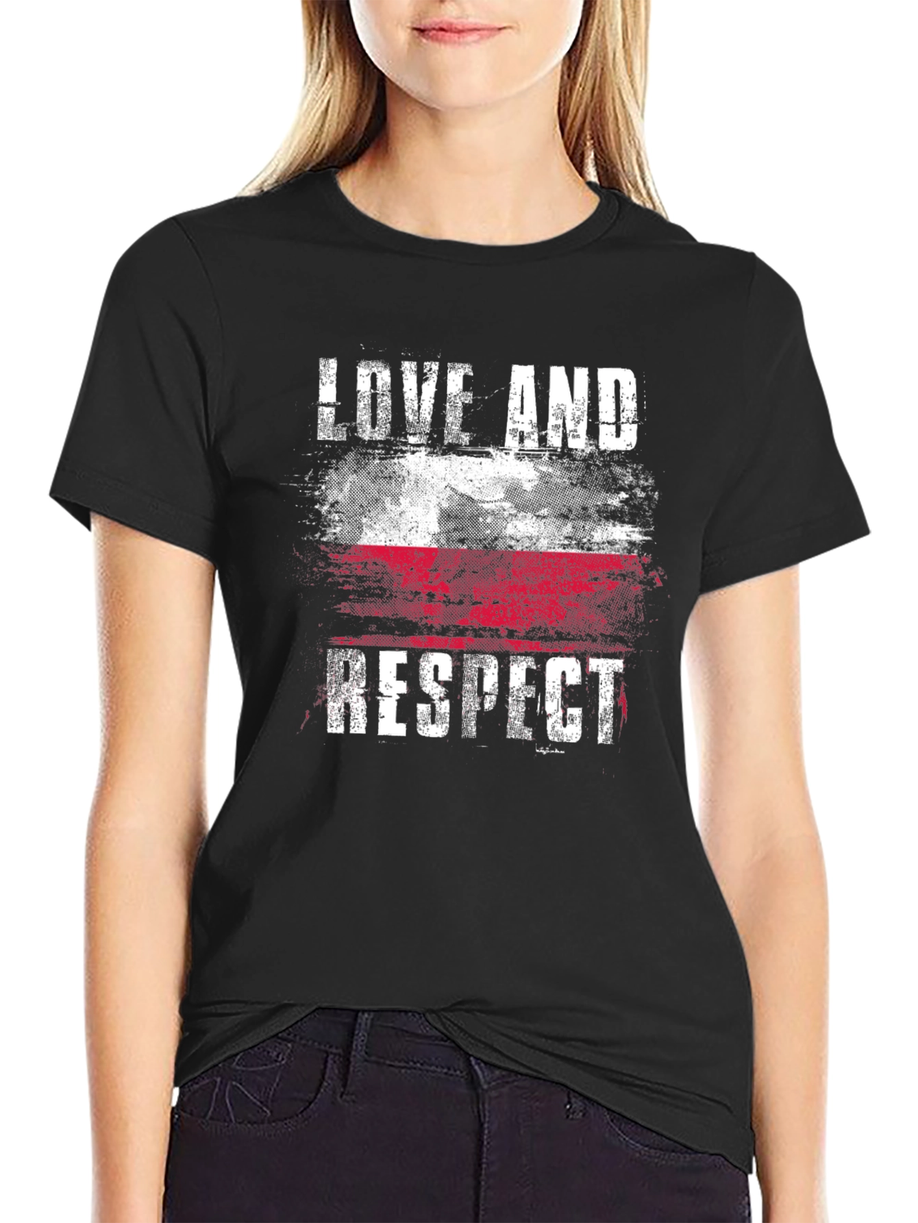 Love and Respect Poland Flag T-Shirt