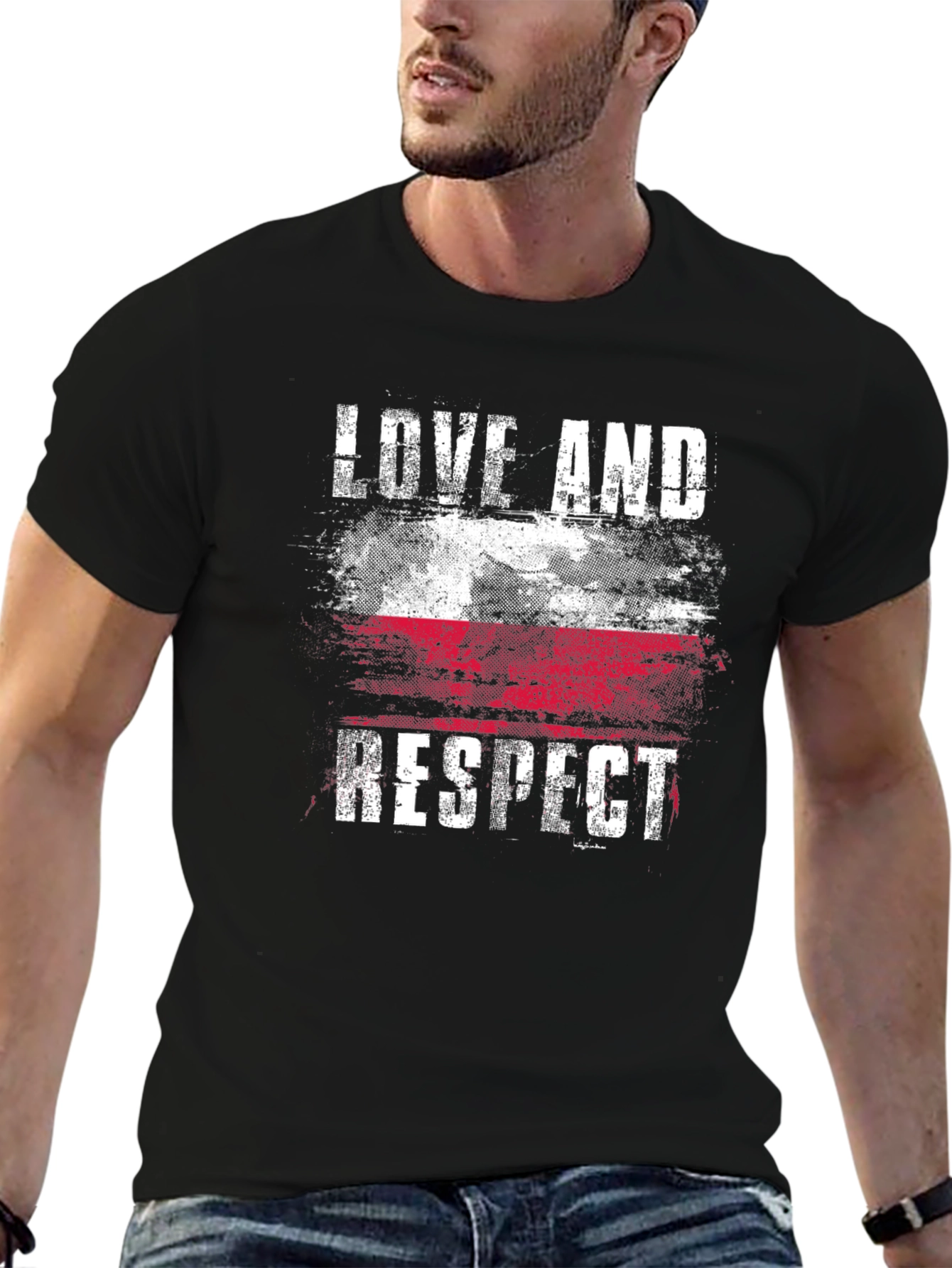 Love and Respect Poland Flag T-Shirt