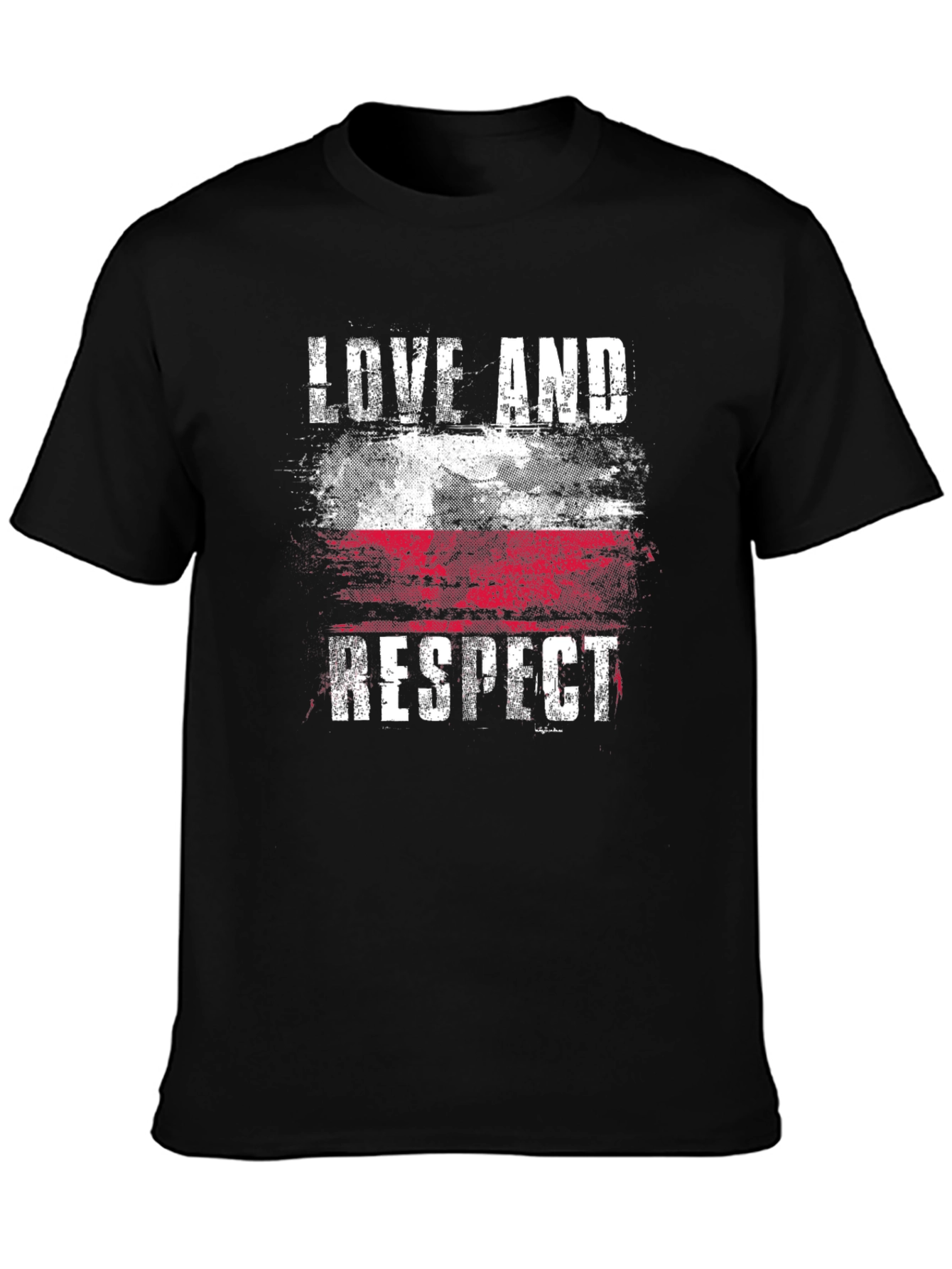 Love and Respect Poland Flag T-Shirt