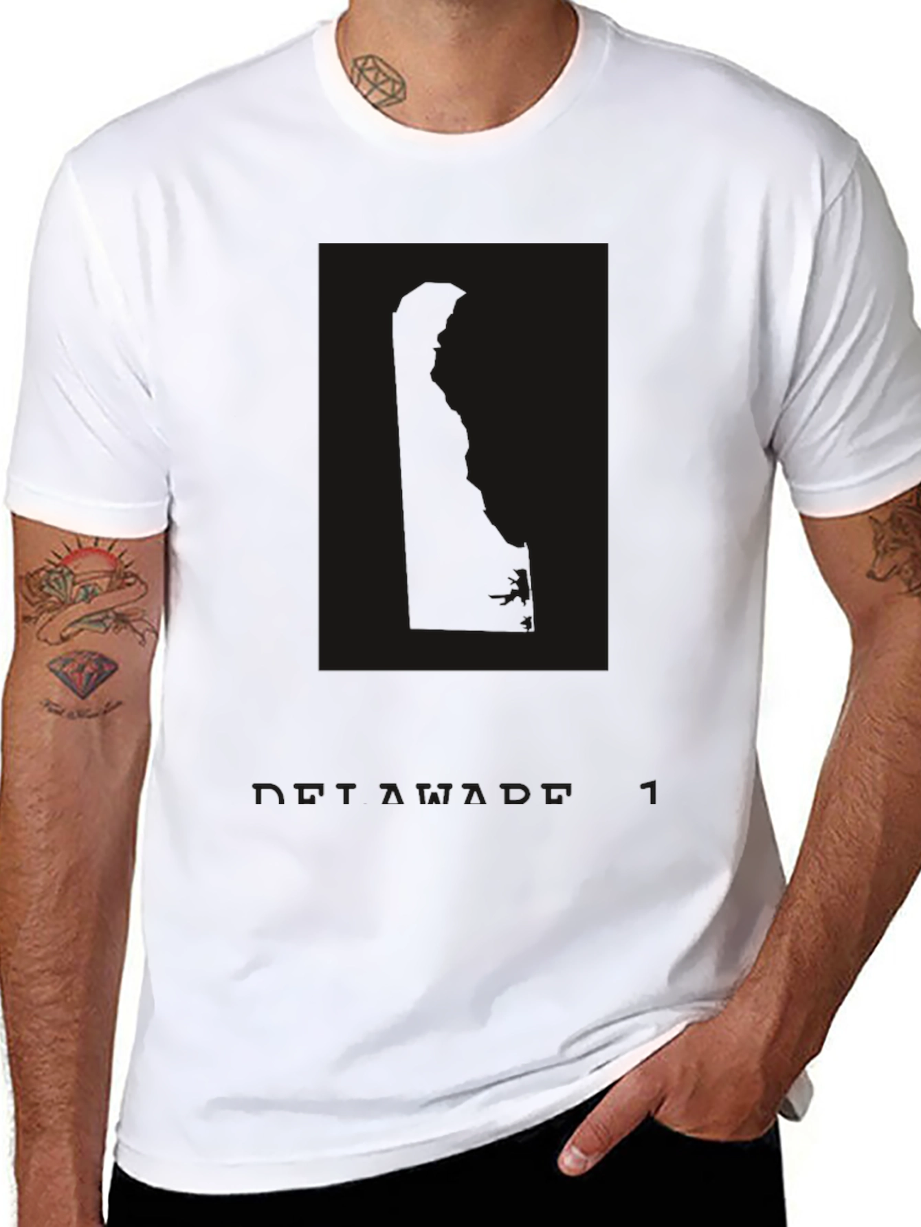 Black Graphic Print T-Shirt