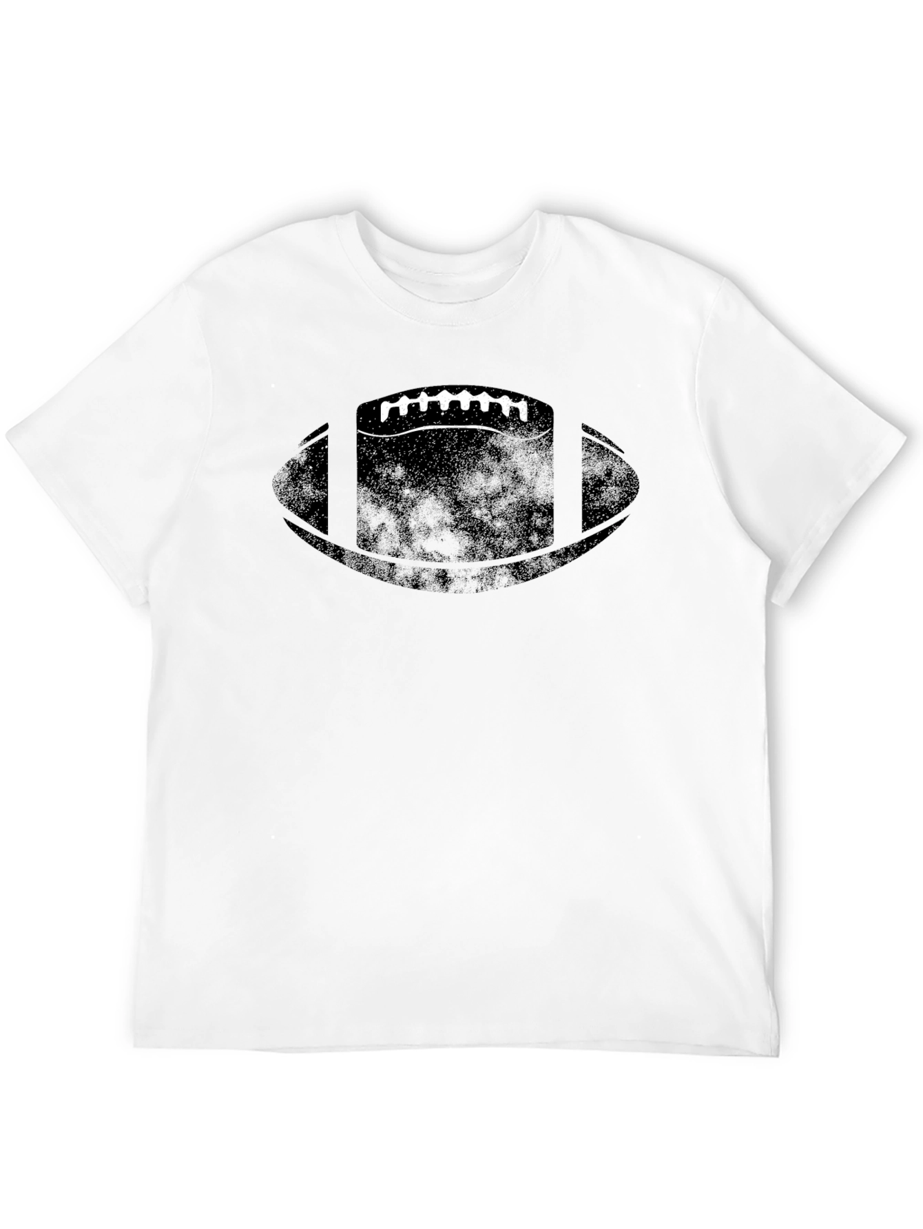 Football Graphic Tee - Distressed Design
