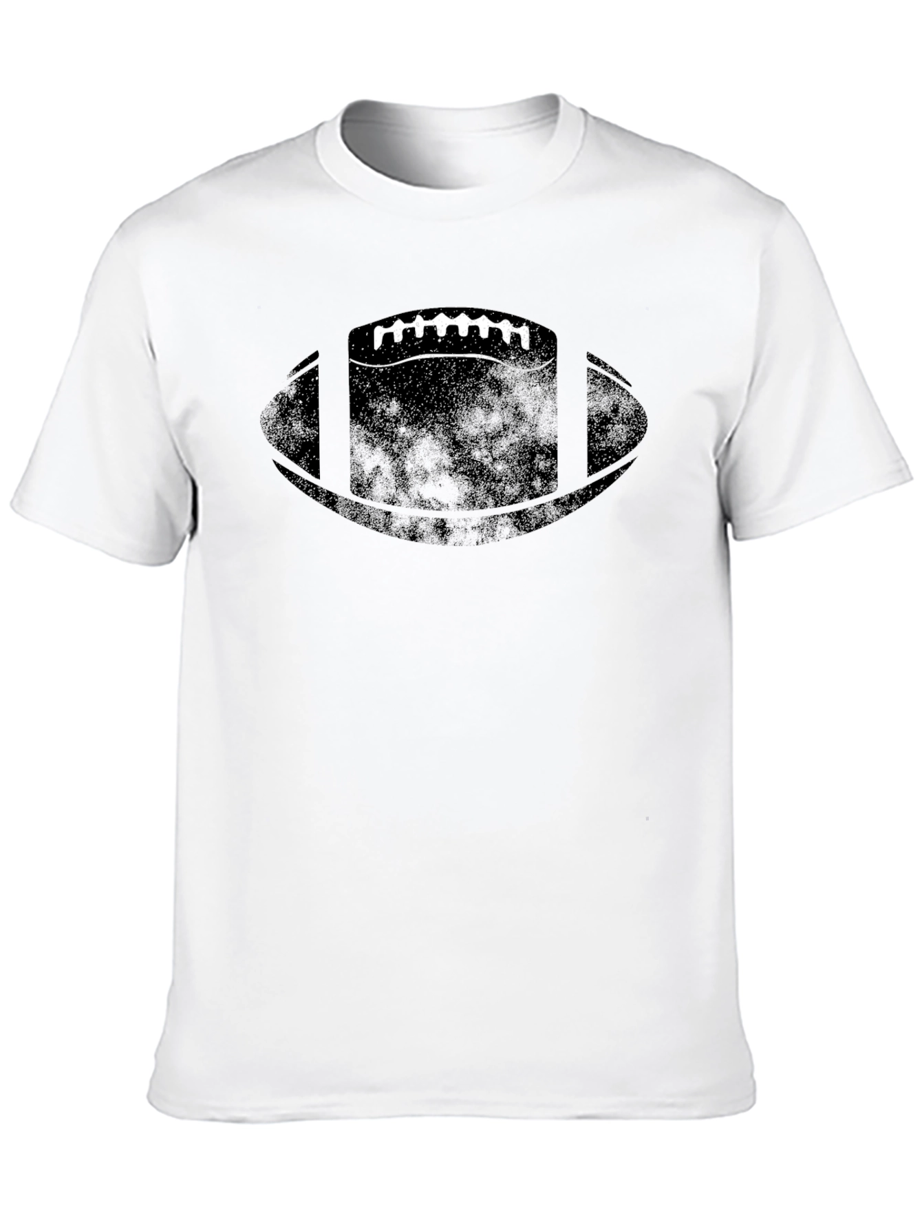 Football Graphic Tee - Distressed Design