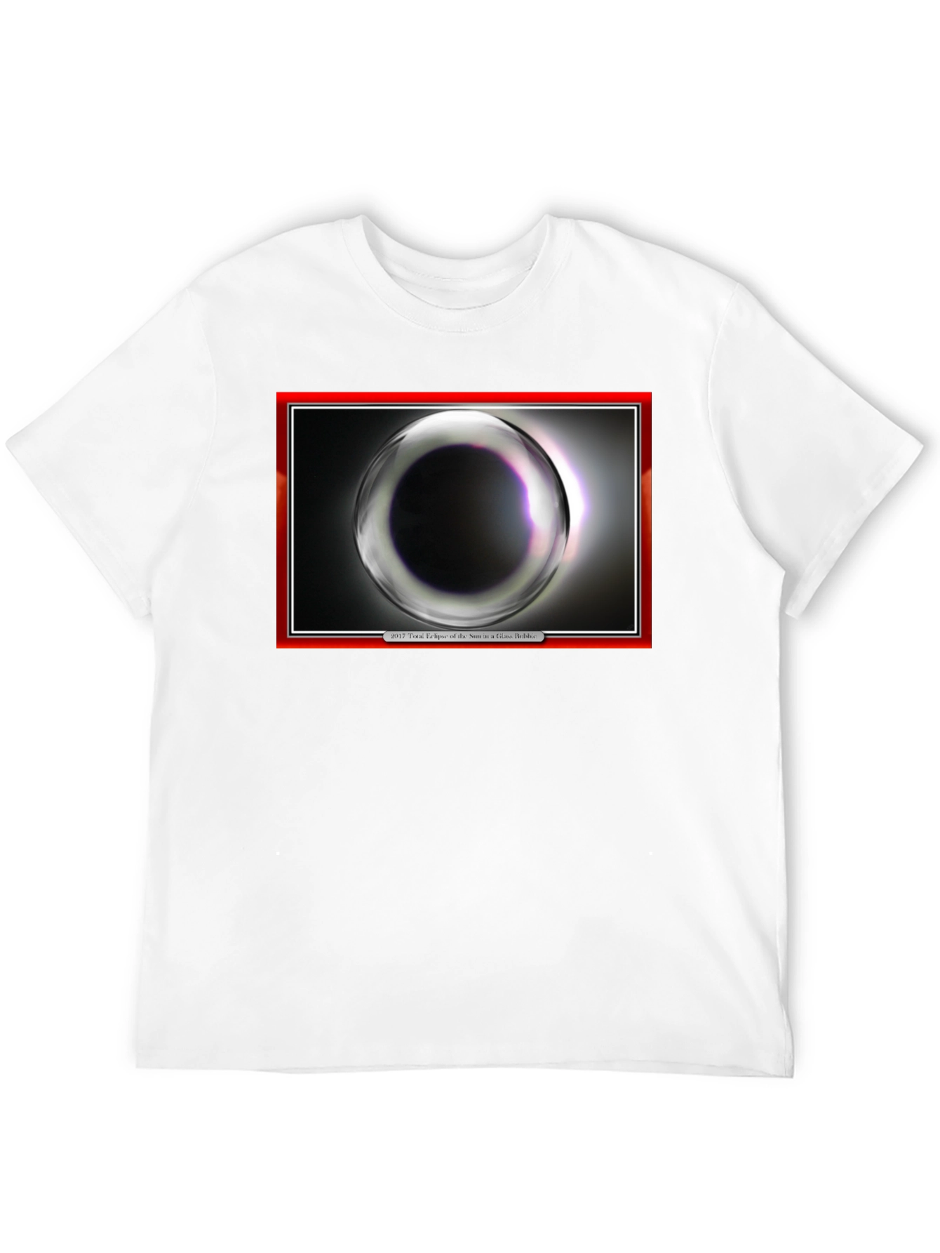 Eclipse Graphic Print Black T-Shirt