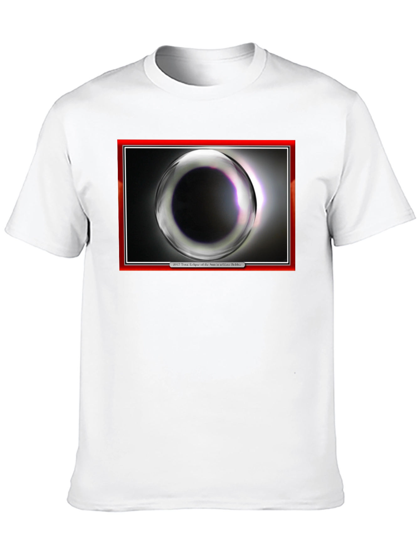 Eclipse Graphic Print Black T-Shirt