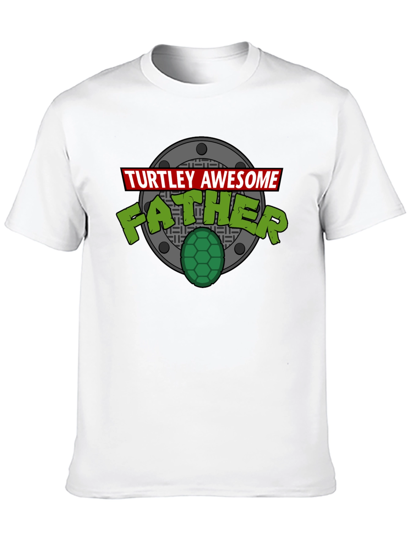 Turtley Awesome Father Graphic T-Shirt