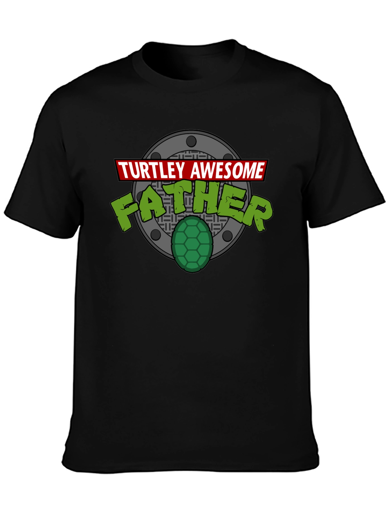 Turtley Awesome Father Graphic T-Shirt