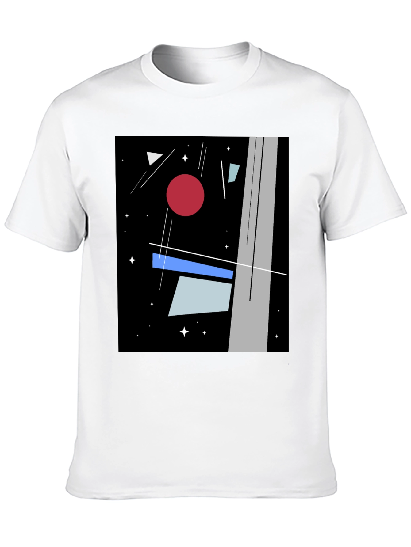 Abstract Geometric T-Shirt - Modern Art Tee