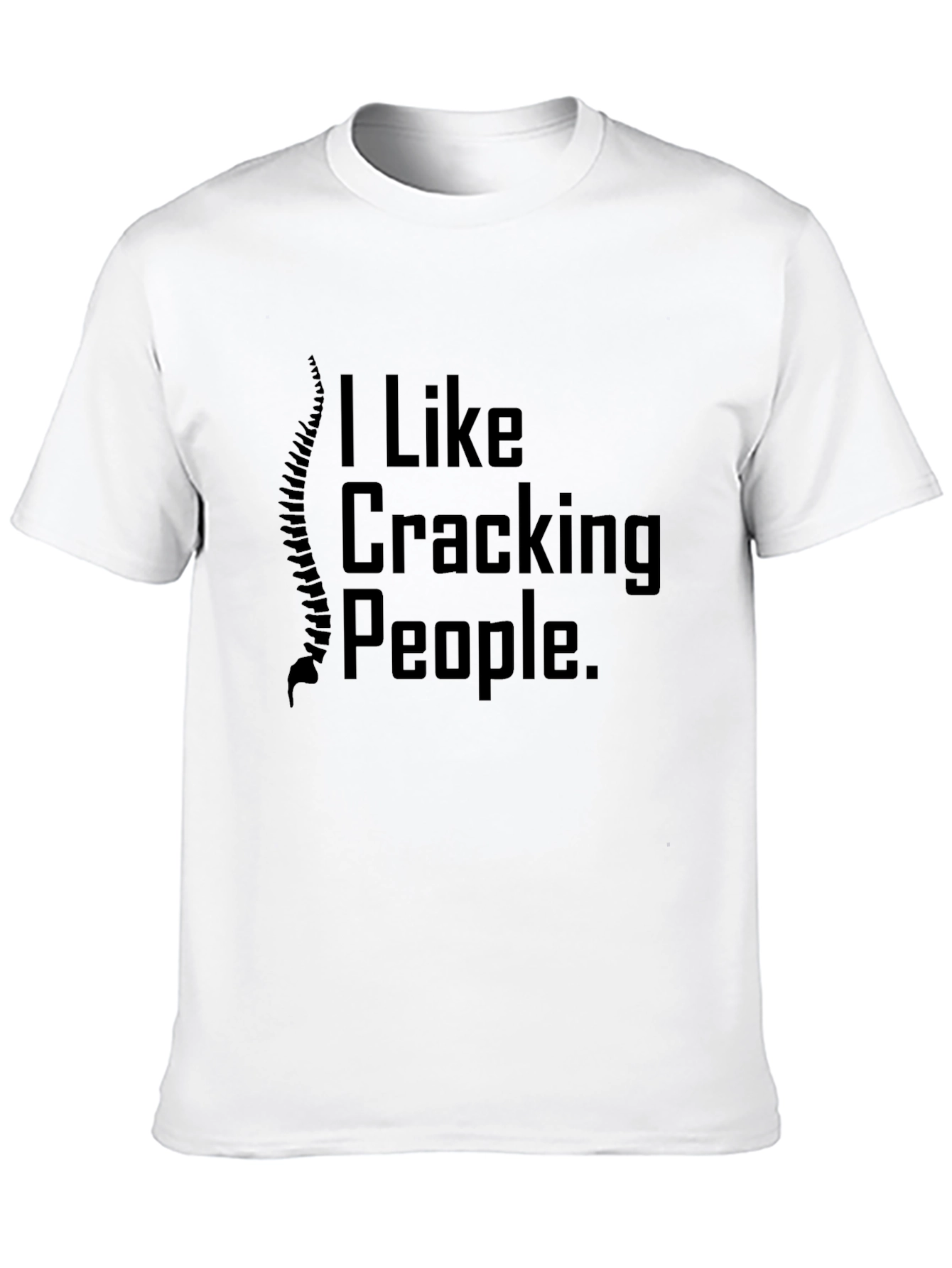Cracking People Graphic Tee - Chiropractic Humor T-Shirt
