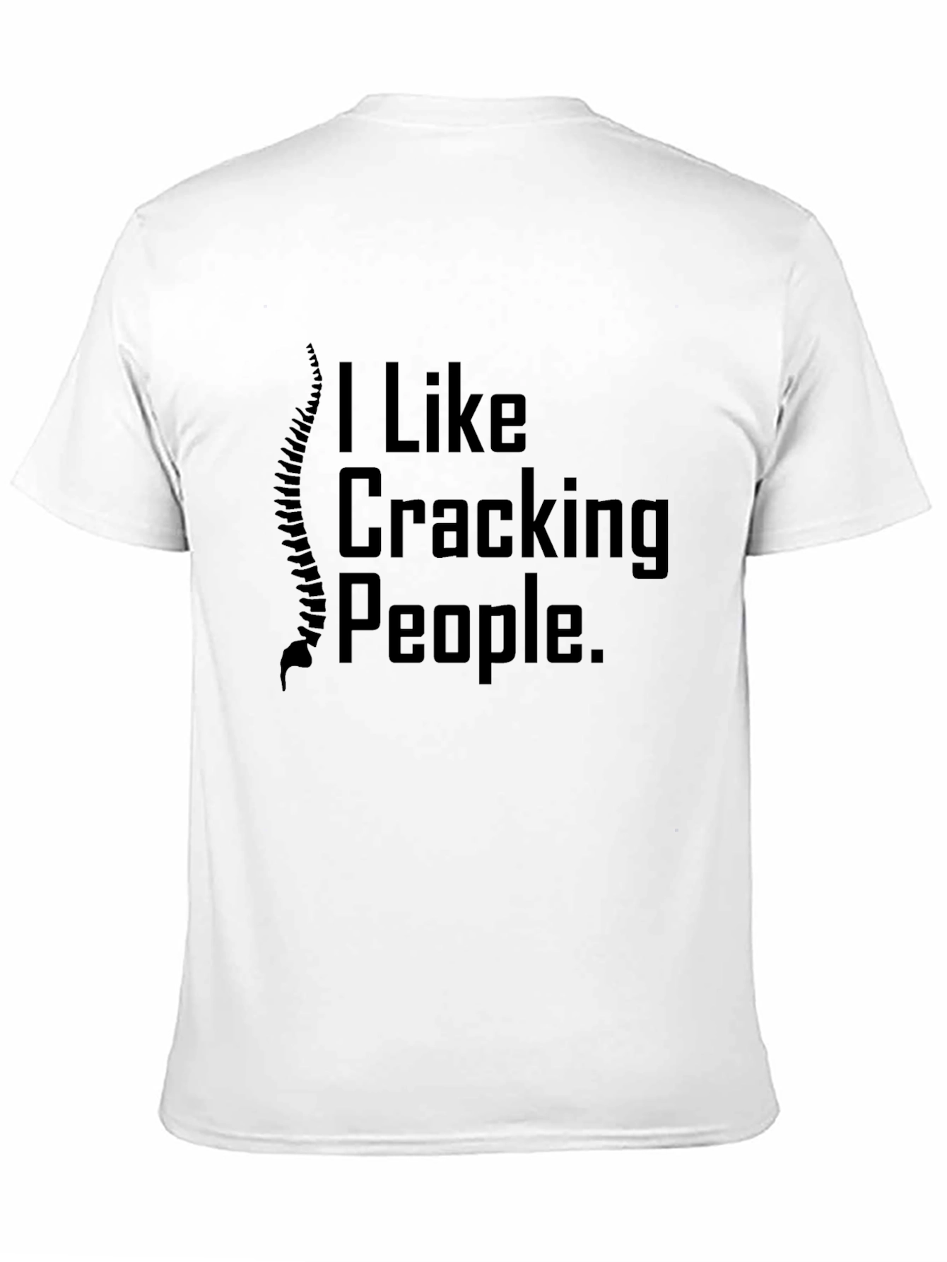 Cracking People Graphic Tee - Chiropractic Humor T-Shirt