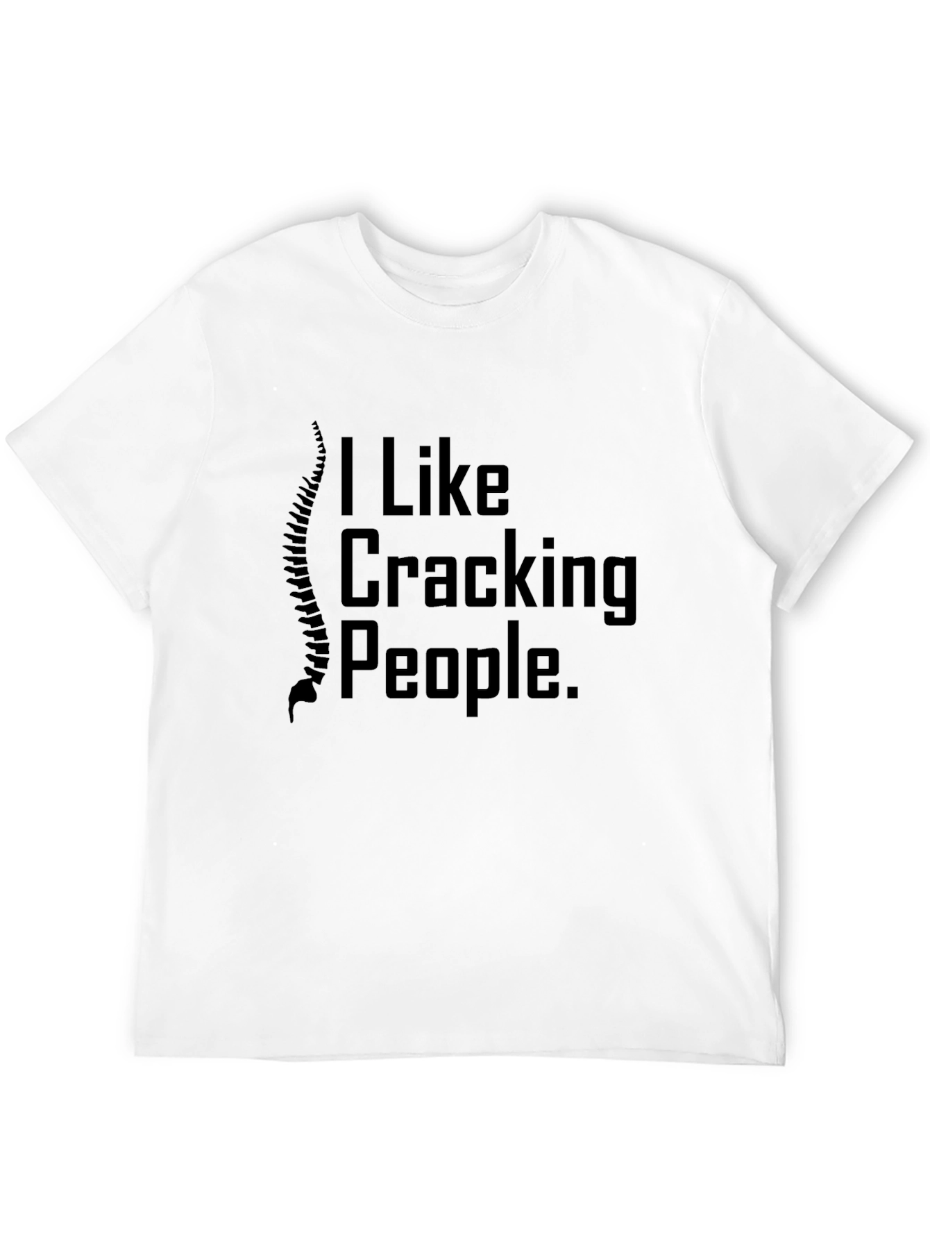 Cracking People Graphic Tee - Chiropractic Humor T-Shirt
