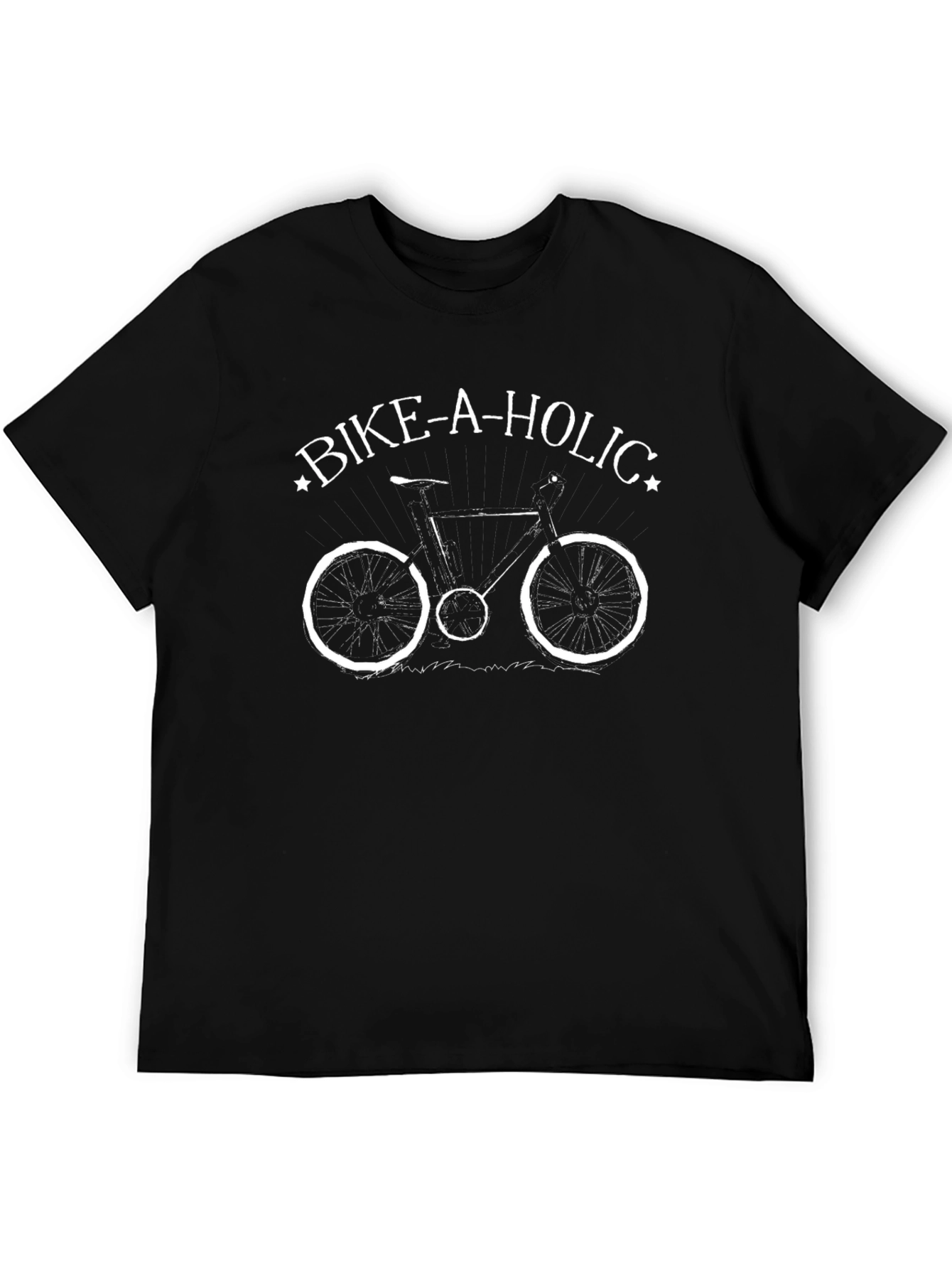 Bike-a-Holic Graphic T-Shirt - Cycling Enthusiast Apparel