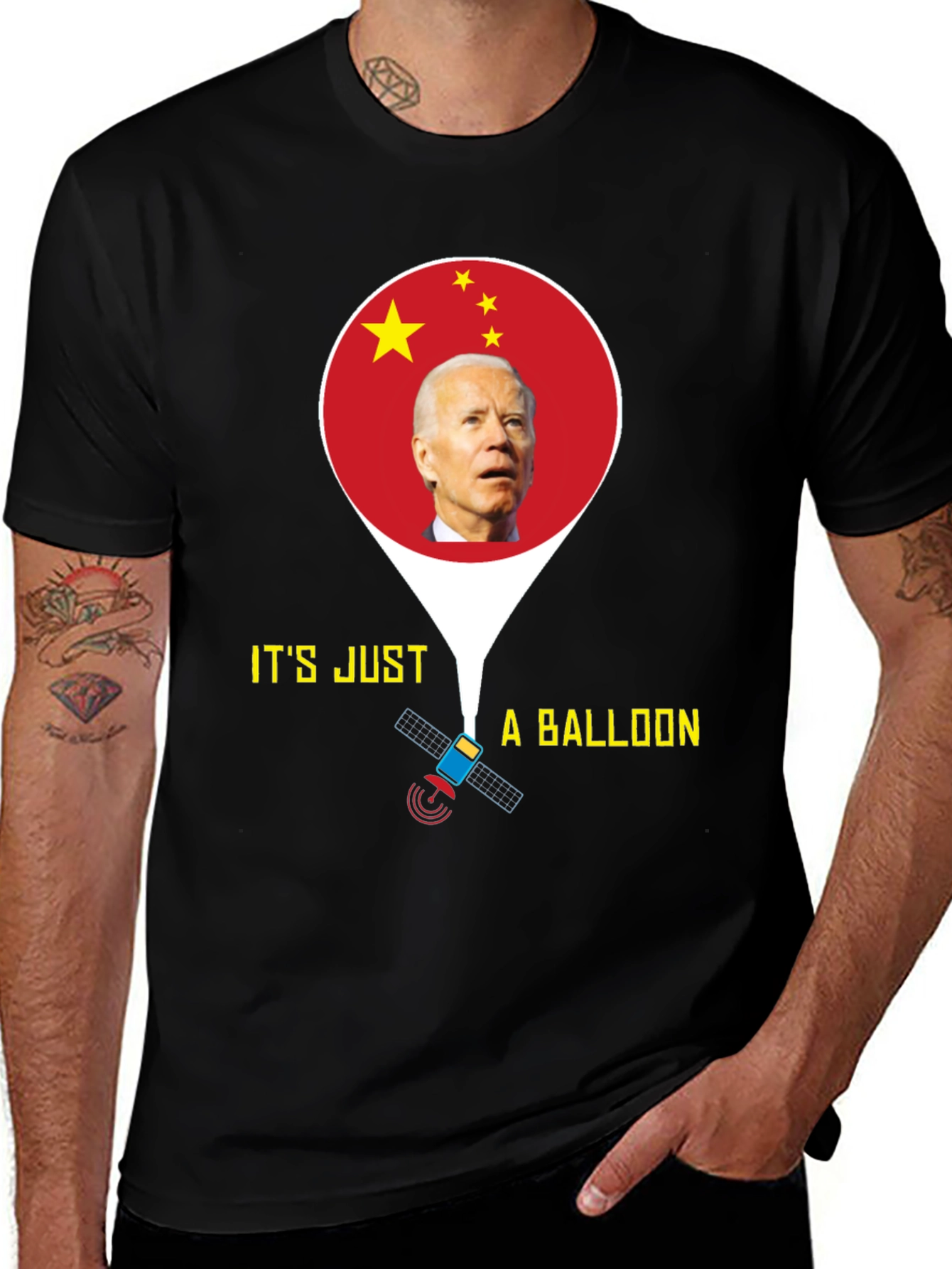 Satirical Biden China Balloon T-Shirt