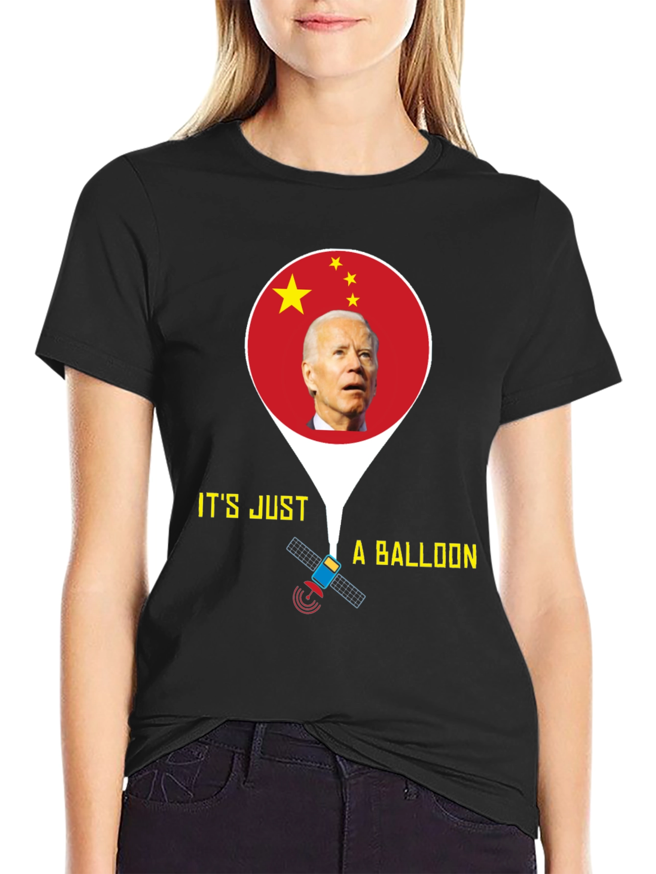 Satirical Biden China Balloon T-Shirt