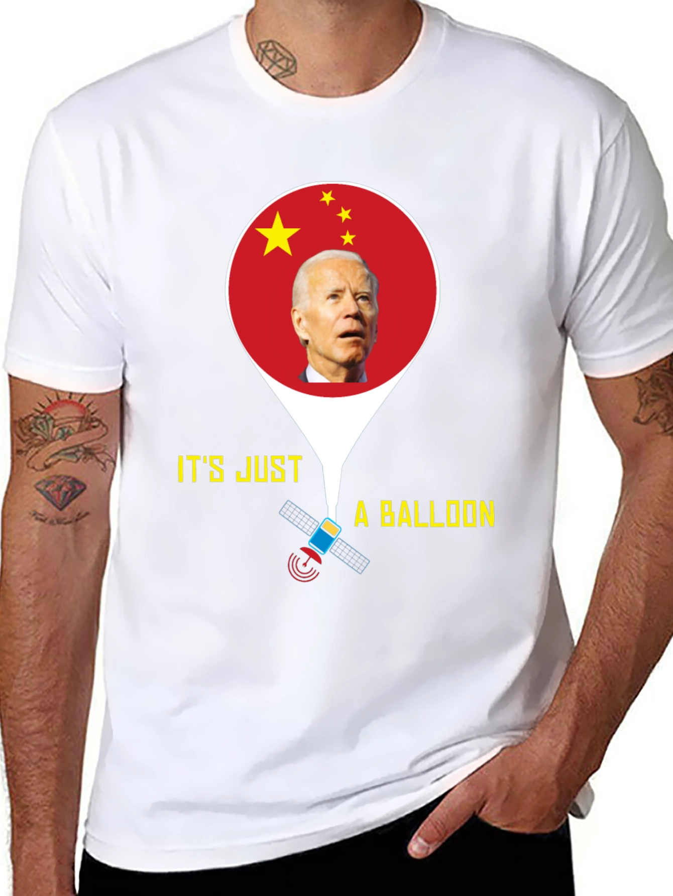 Satirical Biden China Balloon T-Shirt