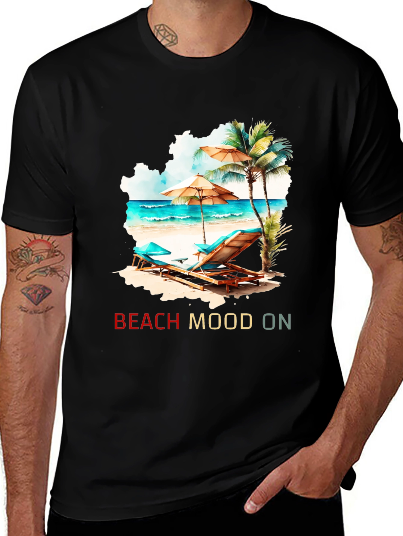 Beach Mood On T-Shirt