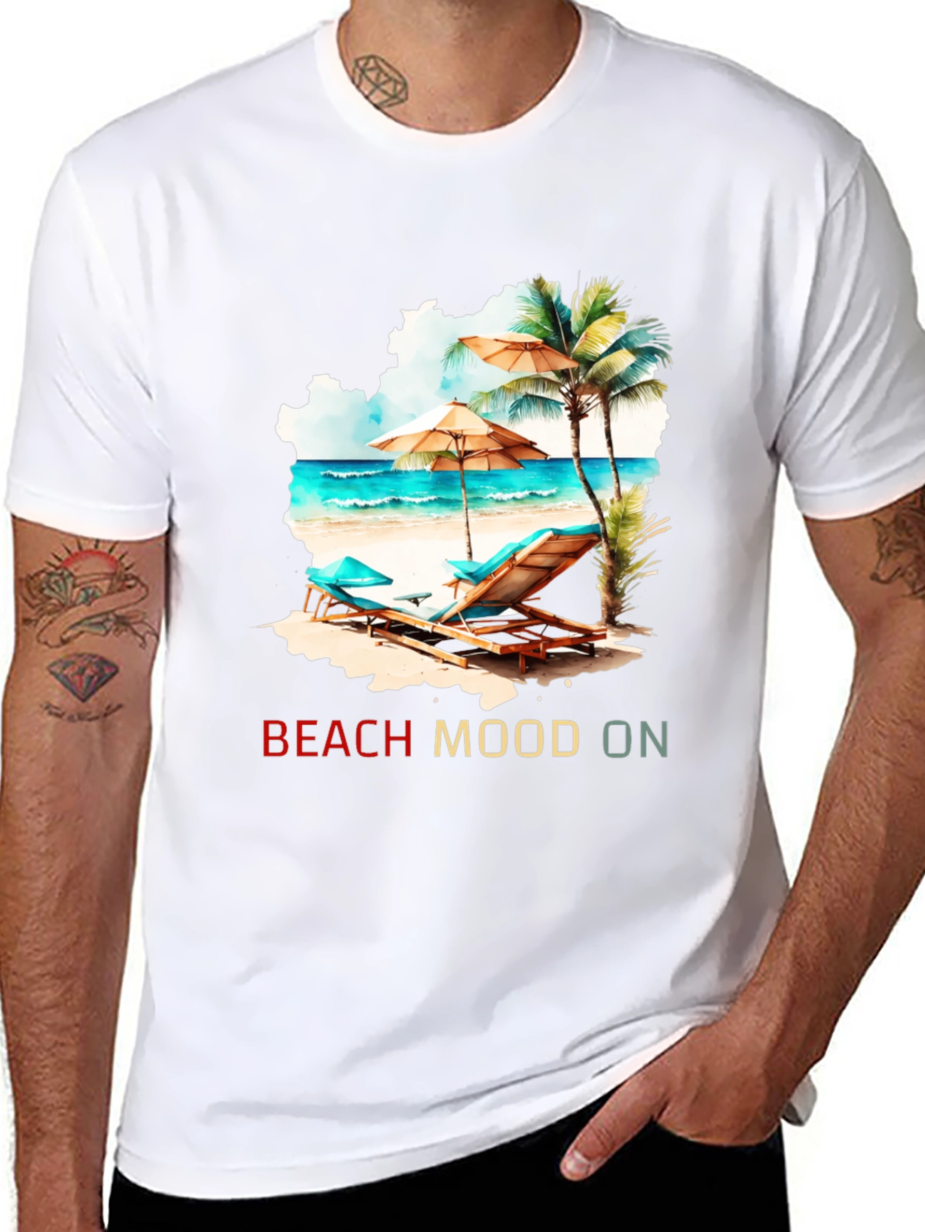 Beach Mood On T-Shirt