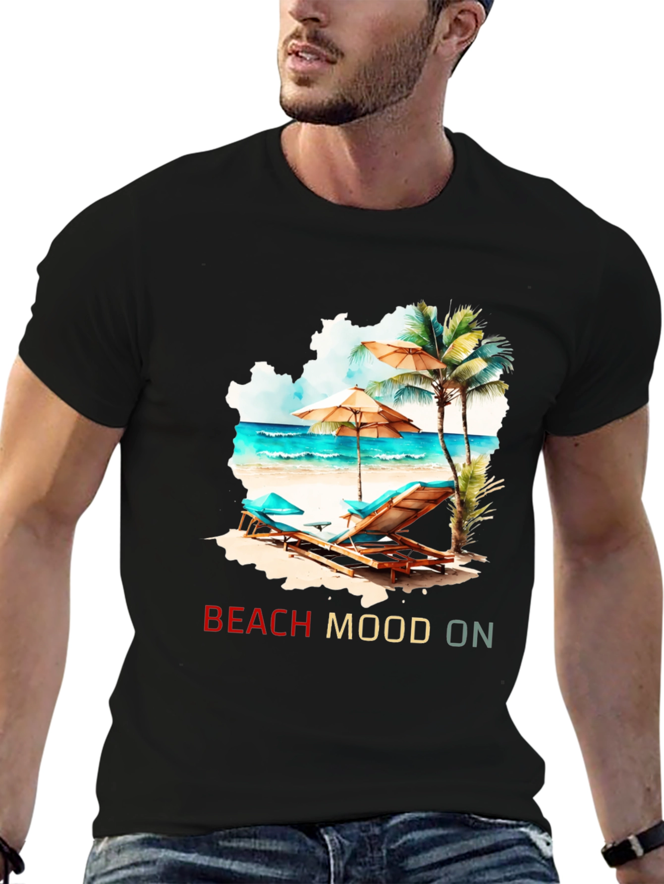 Beach Mood On T-Shirt