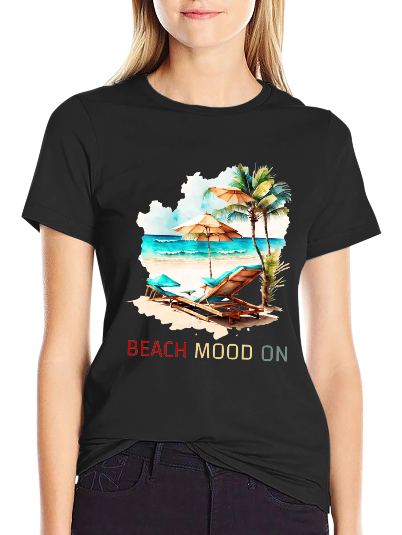 Beach Mood On T-Shirt