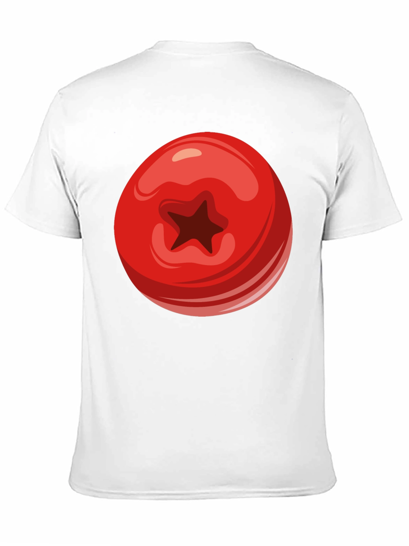 Tomato Graphic Black T-Shirt