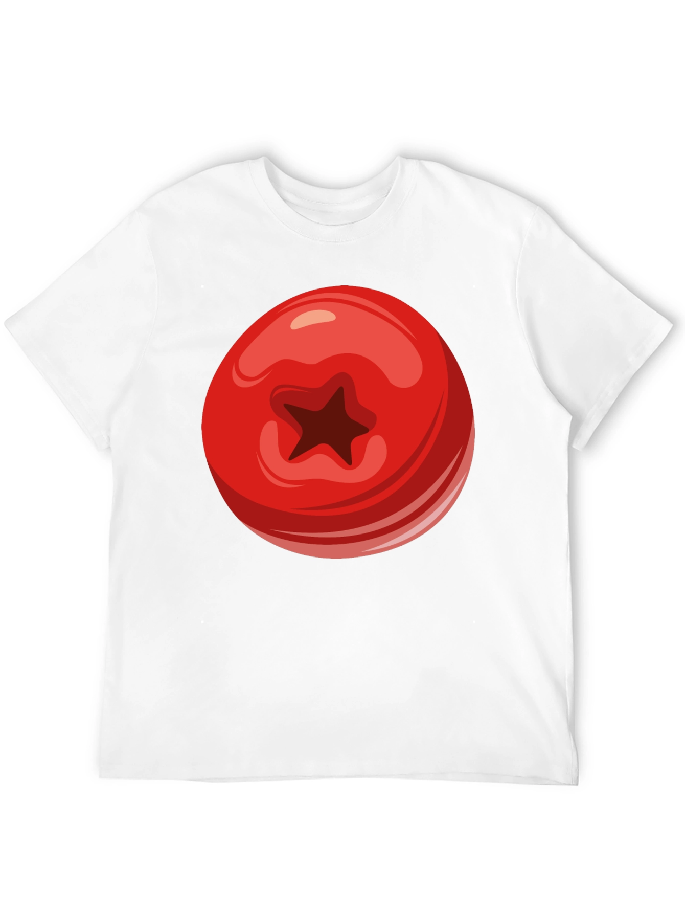 Tomato Graphic Black T-Shirt