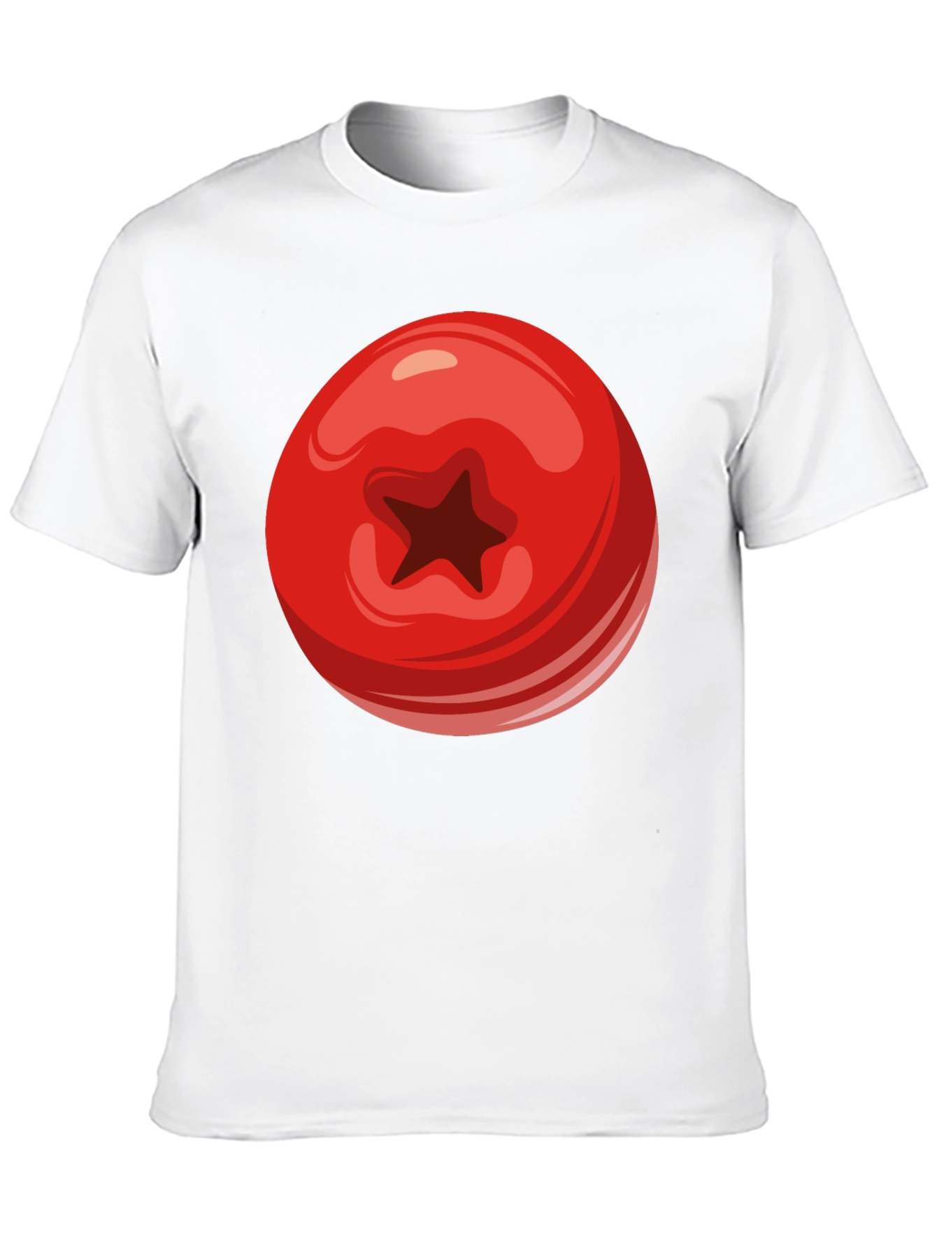 Tomato Graphic Black T-Shirt