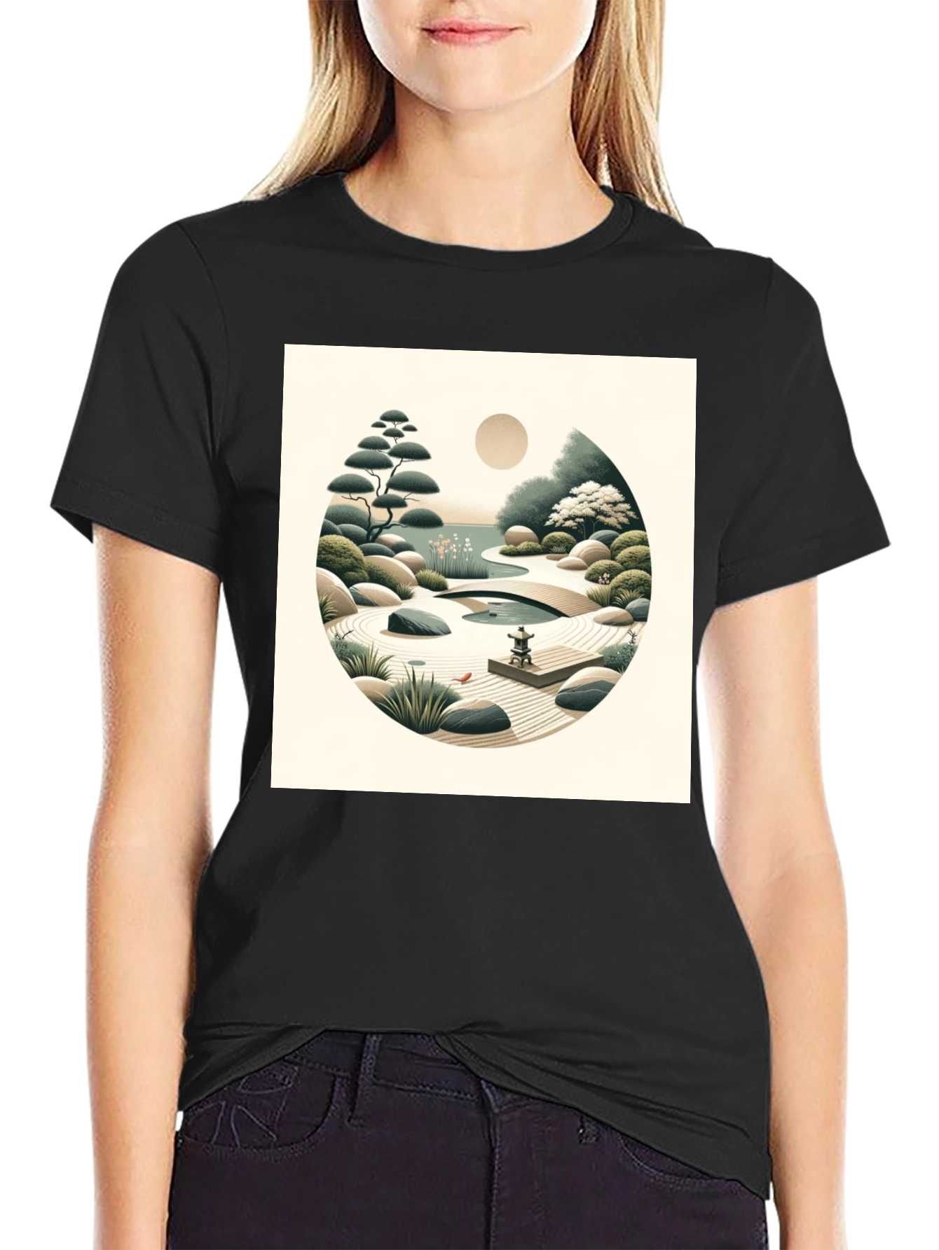 Zen Garden Art T-Shirt
