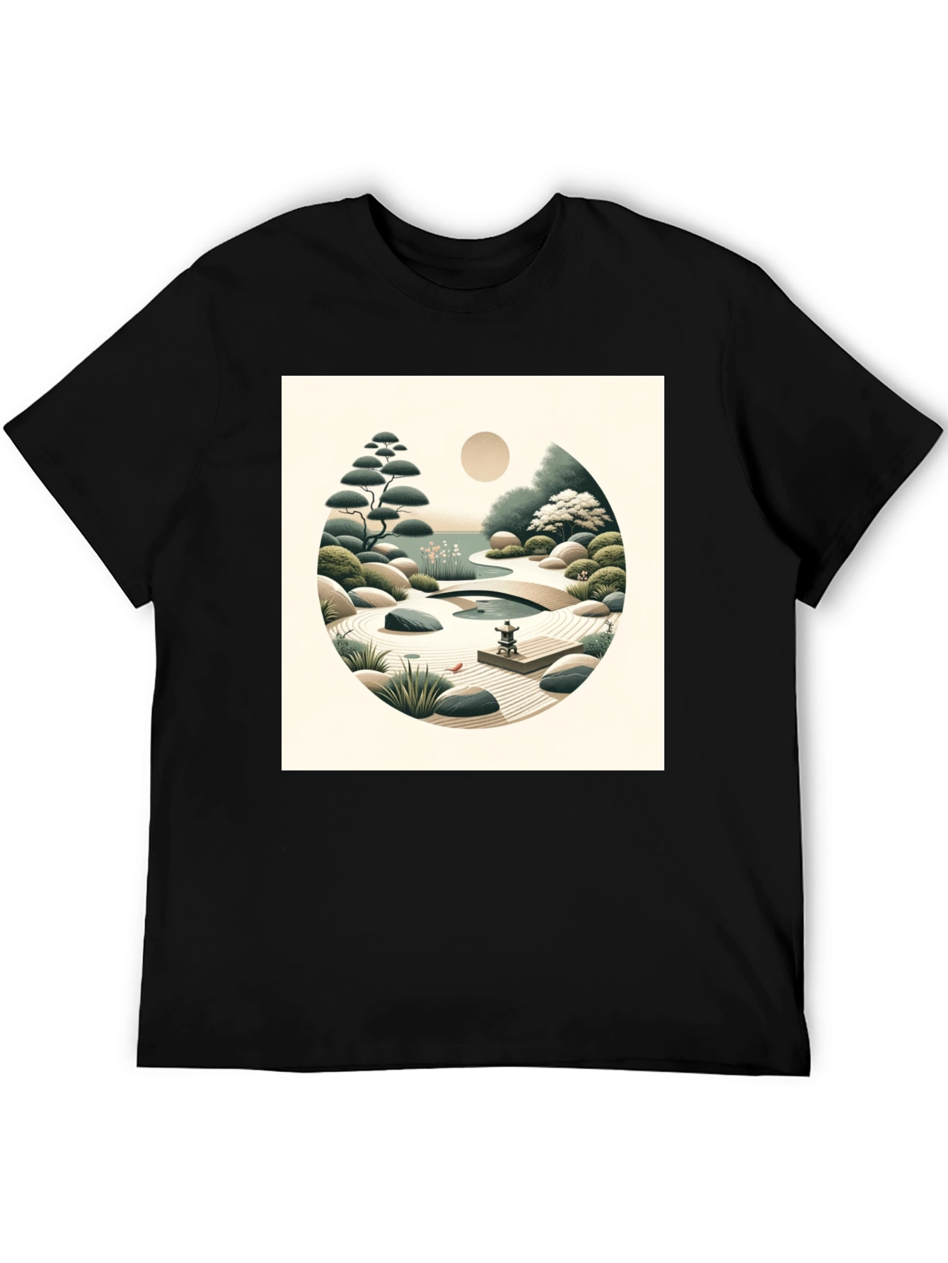 Zen Garden Art T-Shirt