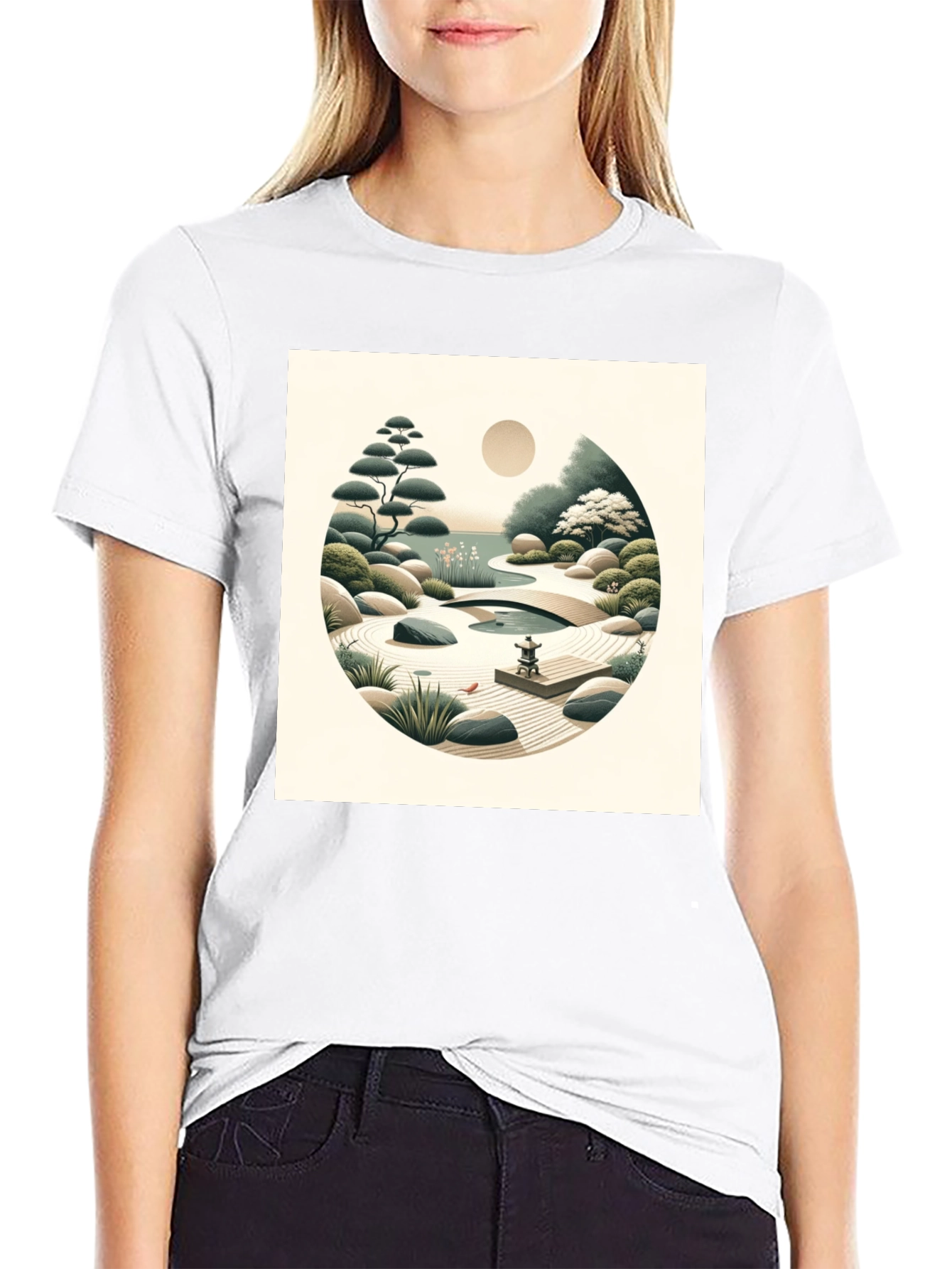 Zen Garden Art T-Shirt