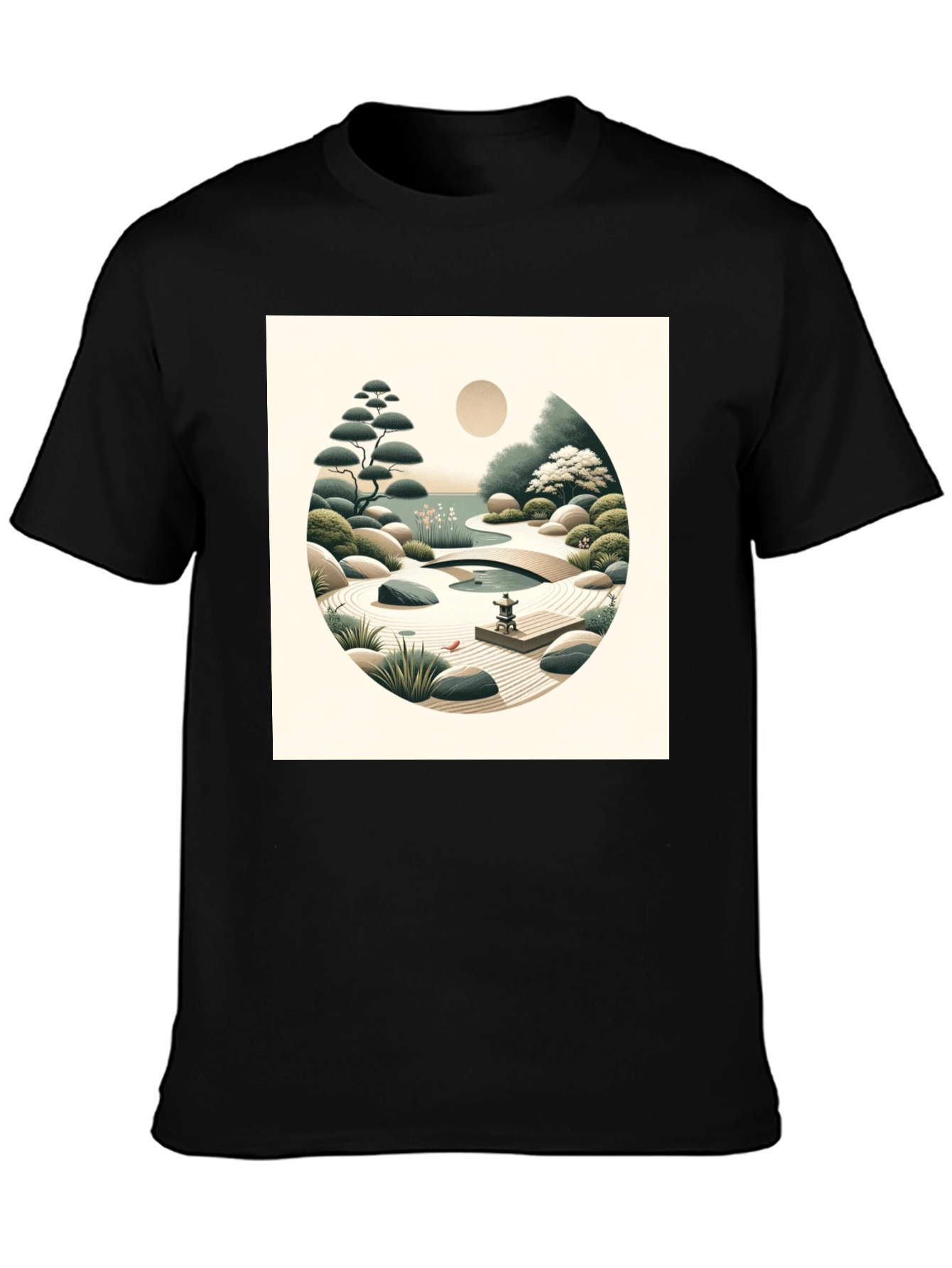 Zen Garden Art T-Shirt