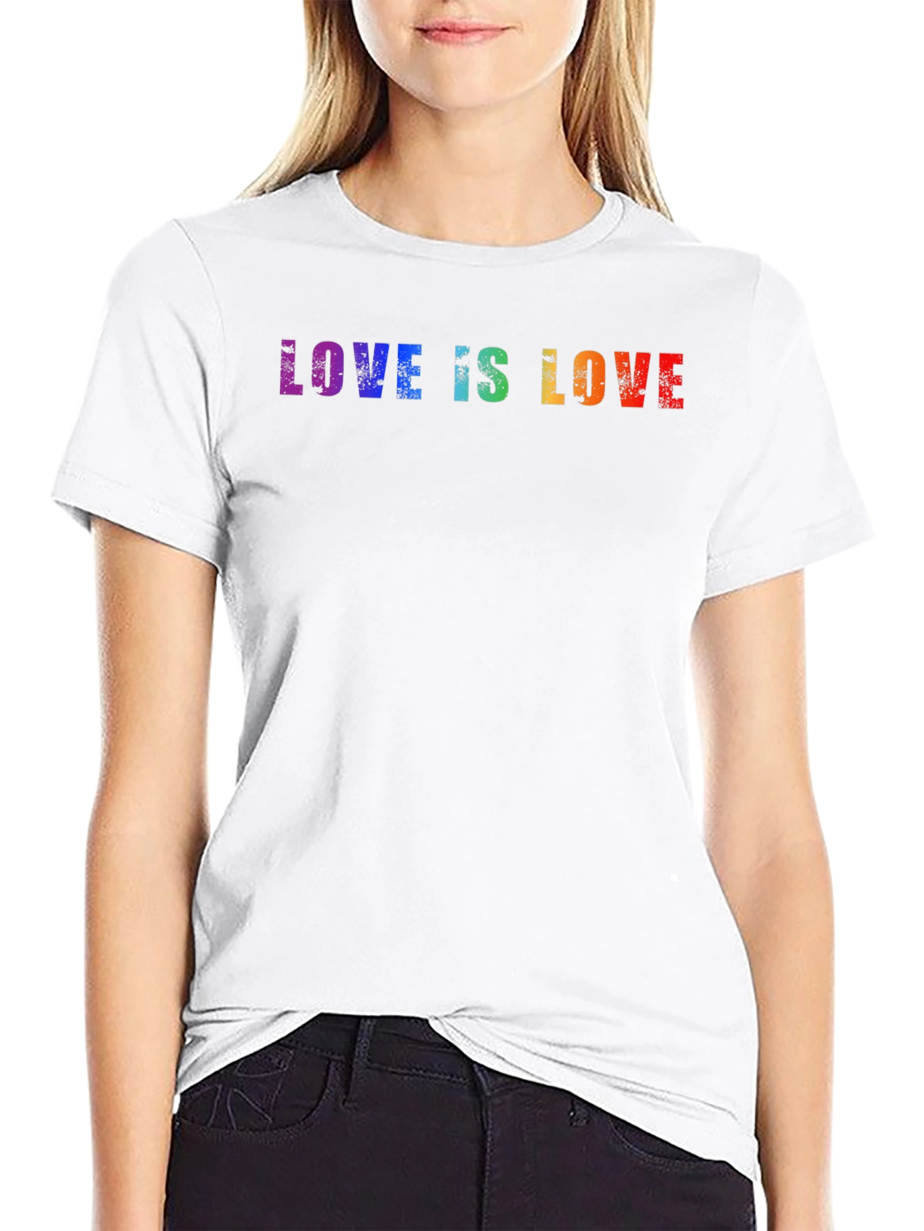 Love is Love Rainbow Graphic Tee
