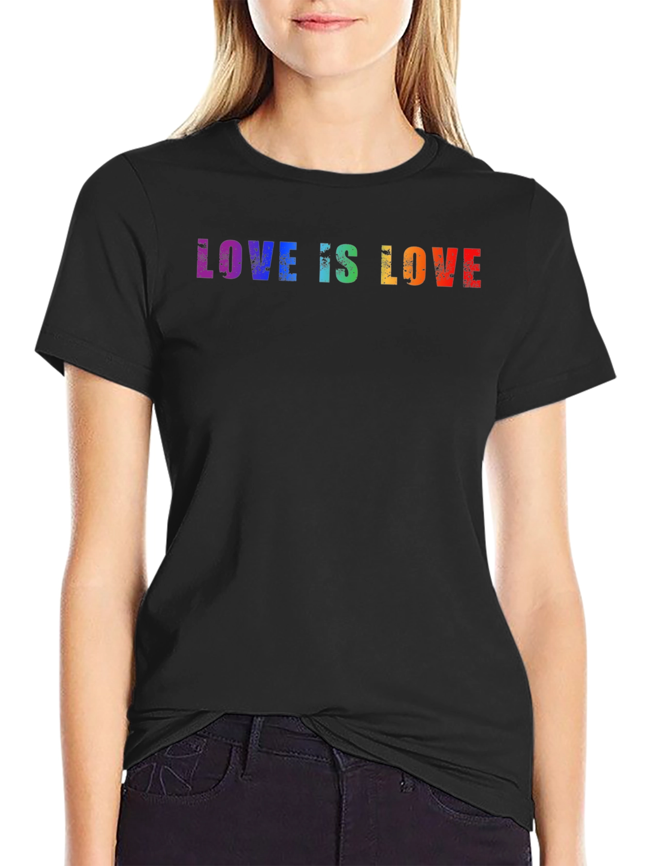 Love is Love Rainbow Graphic Tee