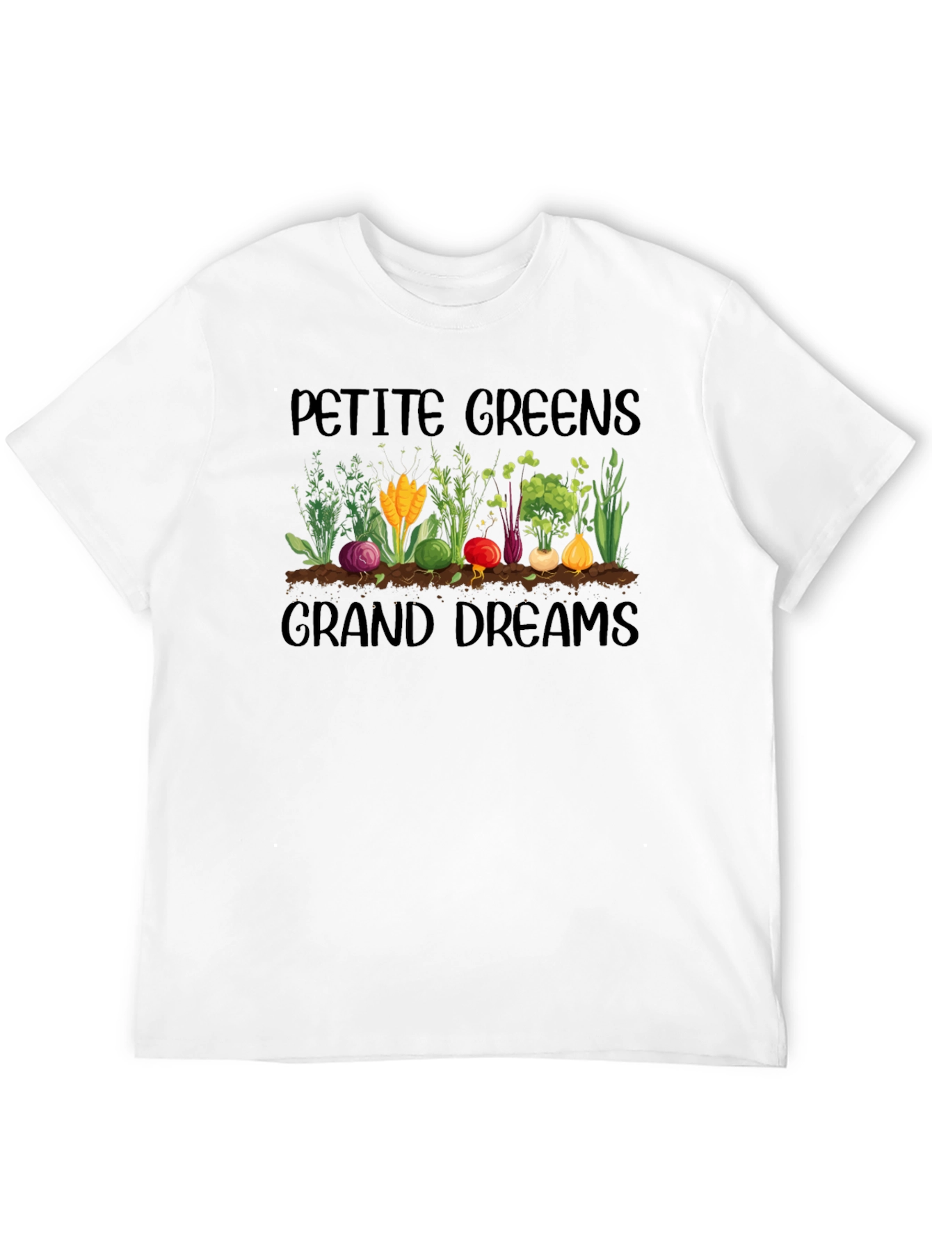 Petite Greens Grand Dreams Graphic T-Shirt