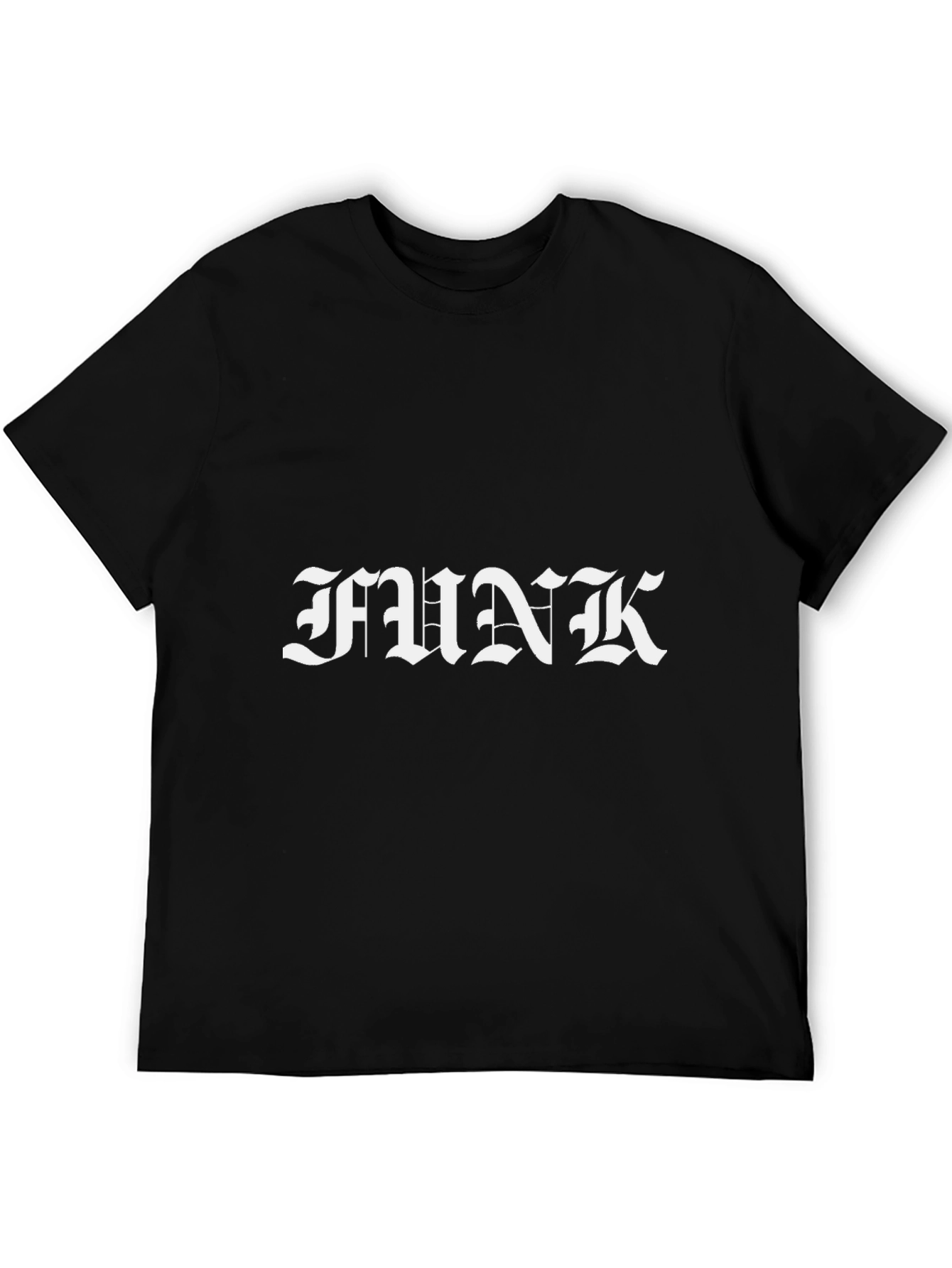 FUNK Black T-Shirt - Classic Gothic Font
