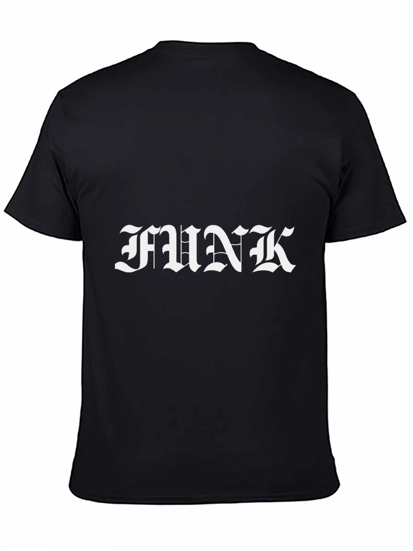 FUNK Black T-Shirt - Classic Gothic Font