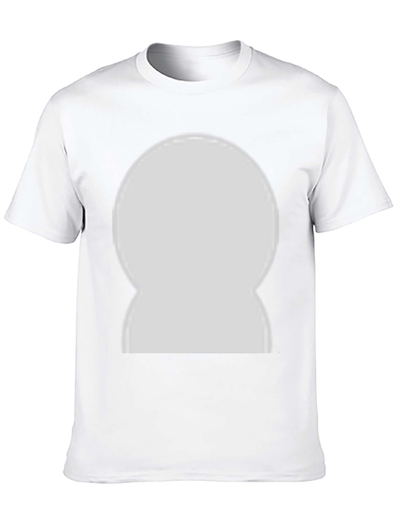 Keyhole Graphic T-Shirt - Modern Casual Tee