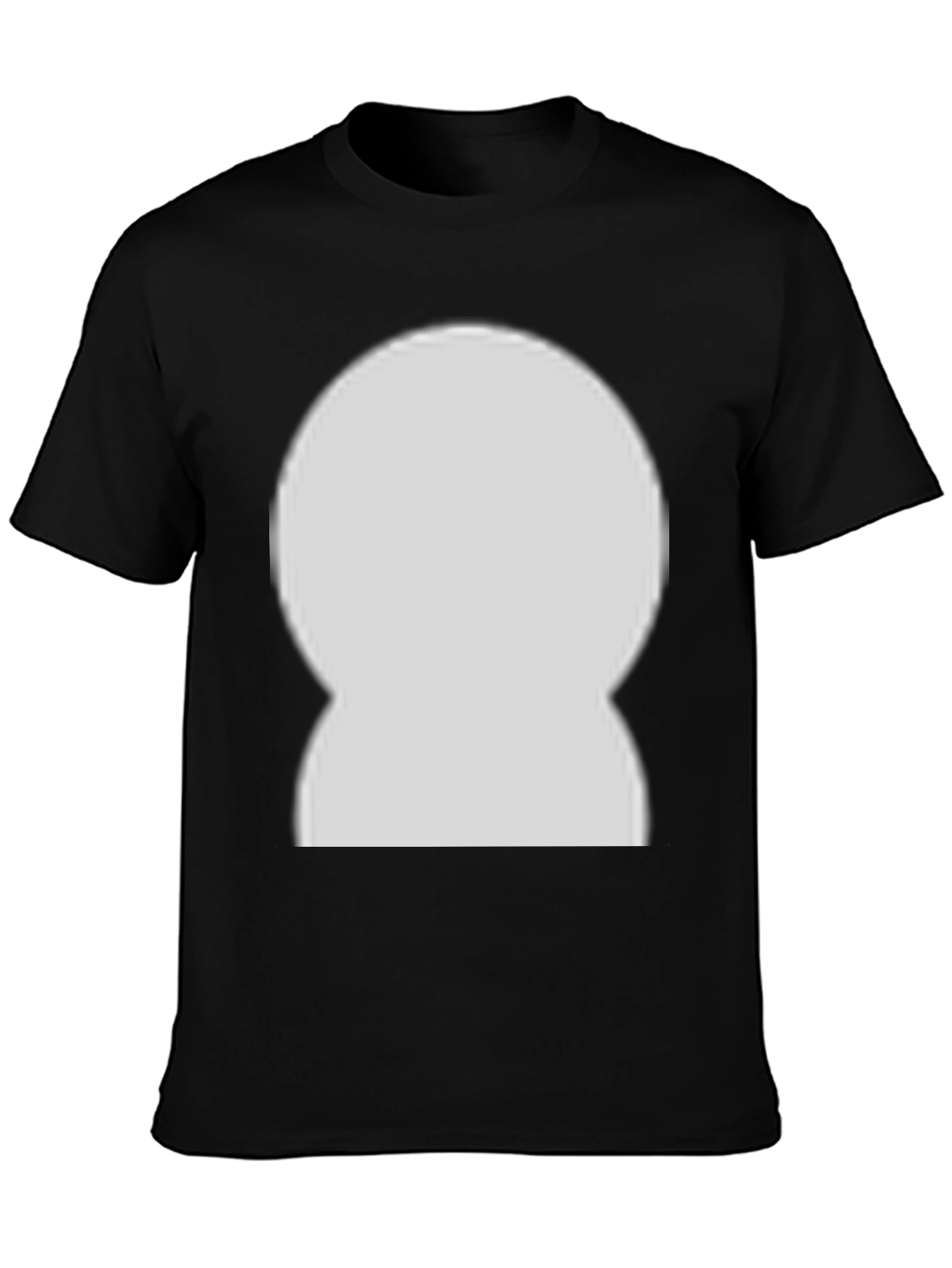 Keyhole Graphic T-Shirt - Modern Casual Tee