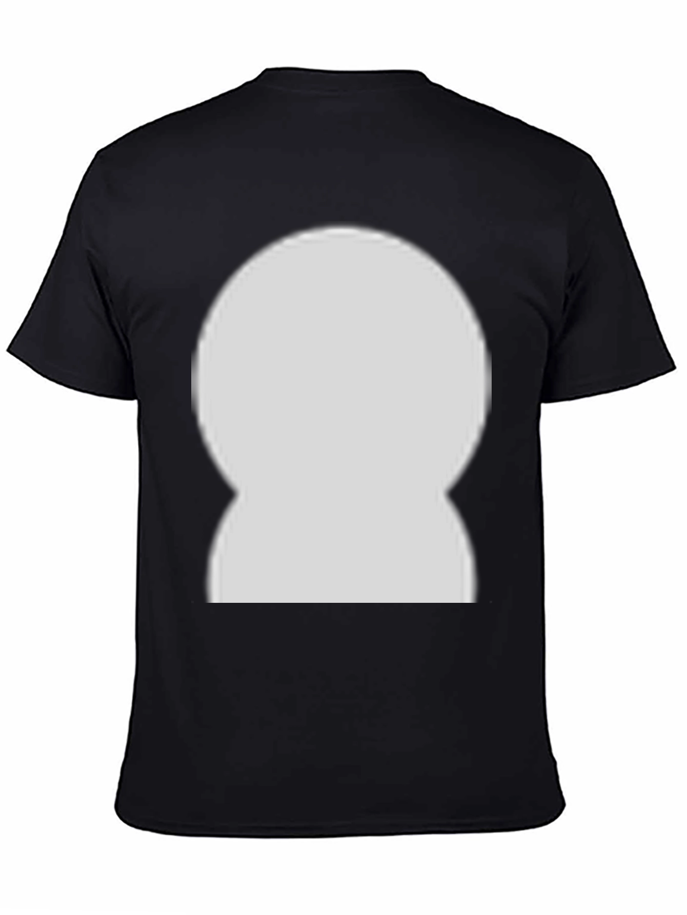 Keyhole Graphic T-Shirt - Modern Casual Tee