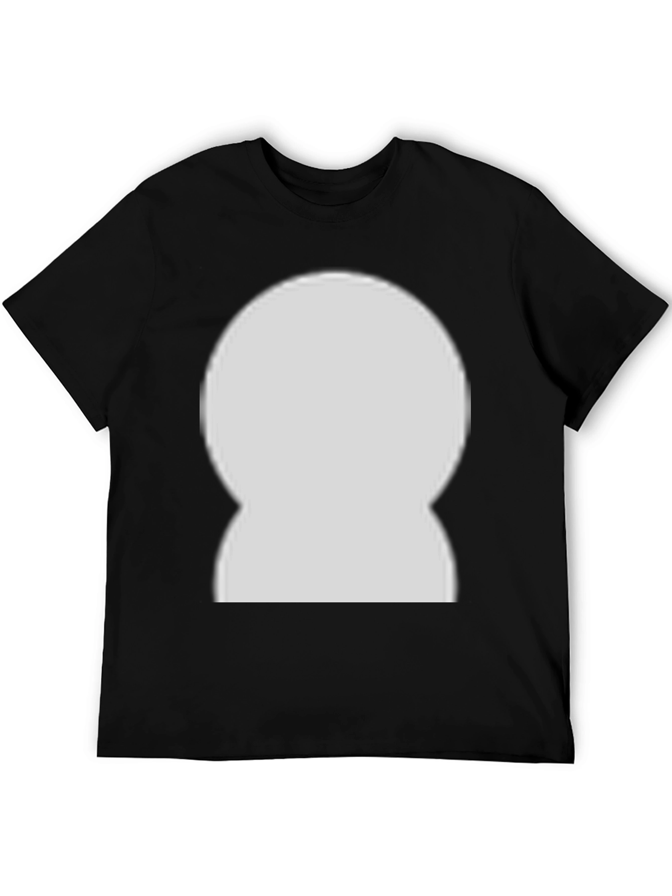 Keyhole Graphic T-Shirt - Modern Casual Tee