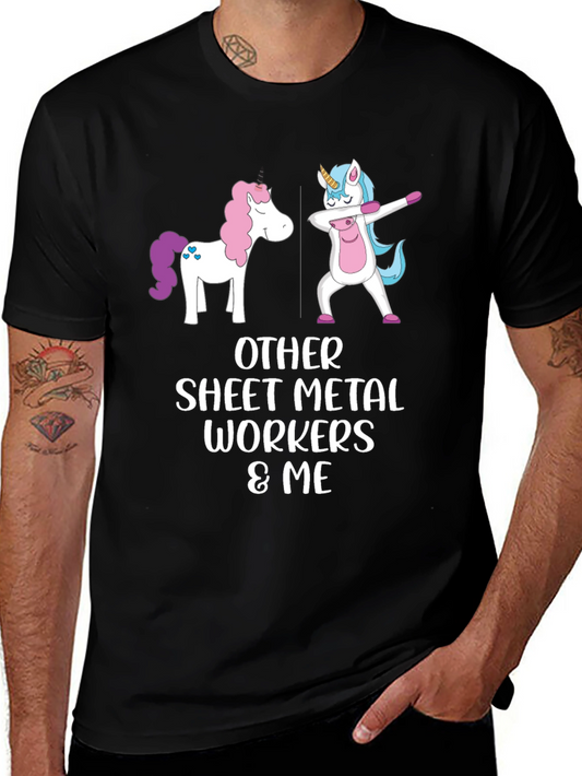 Funny Sheet Metal Worker Unicorn T-Shirt