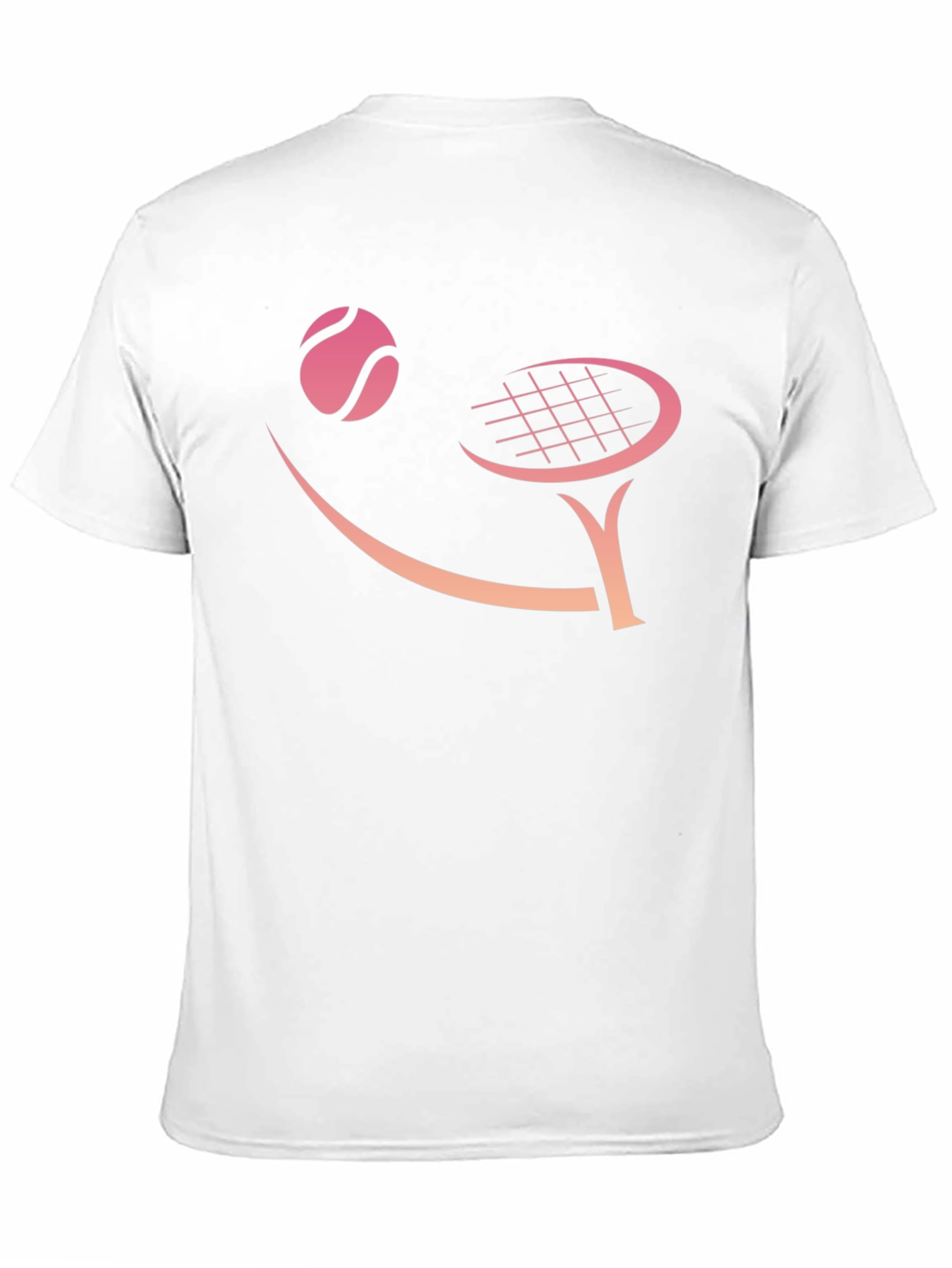 Tennis Smile Black T-Shirt