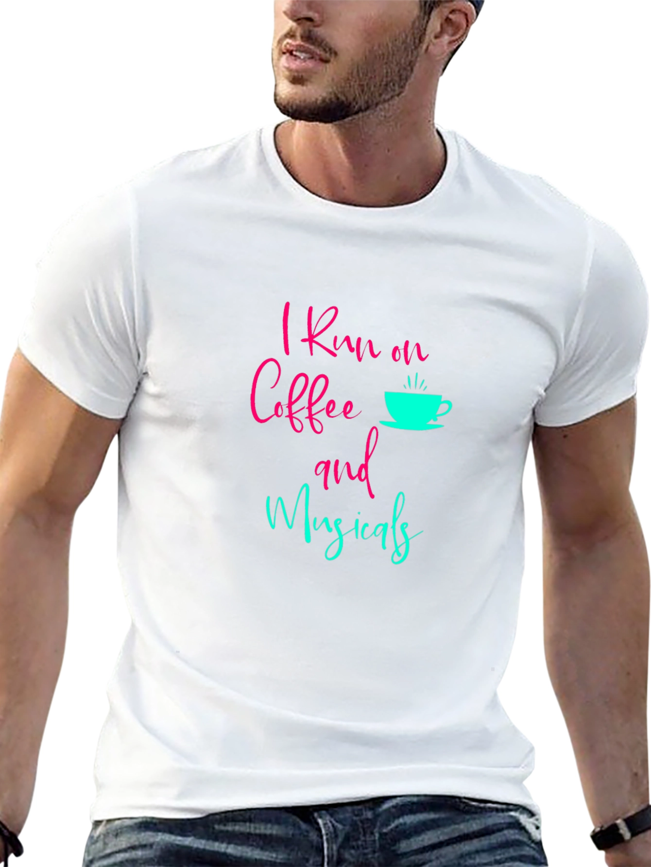 Coffee & Musicals Graphic T-Shirt